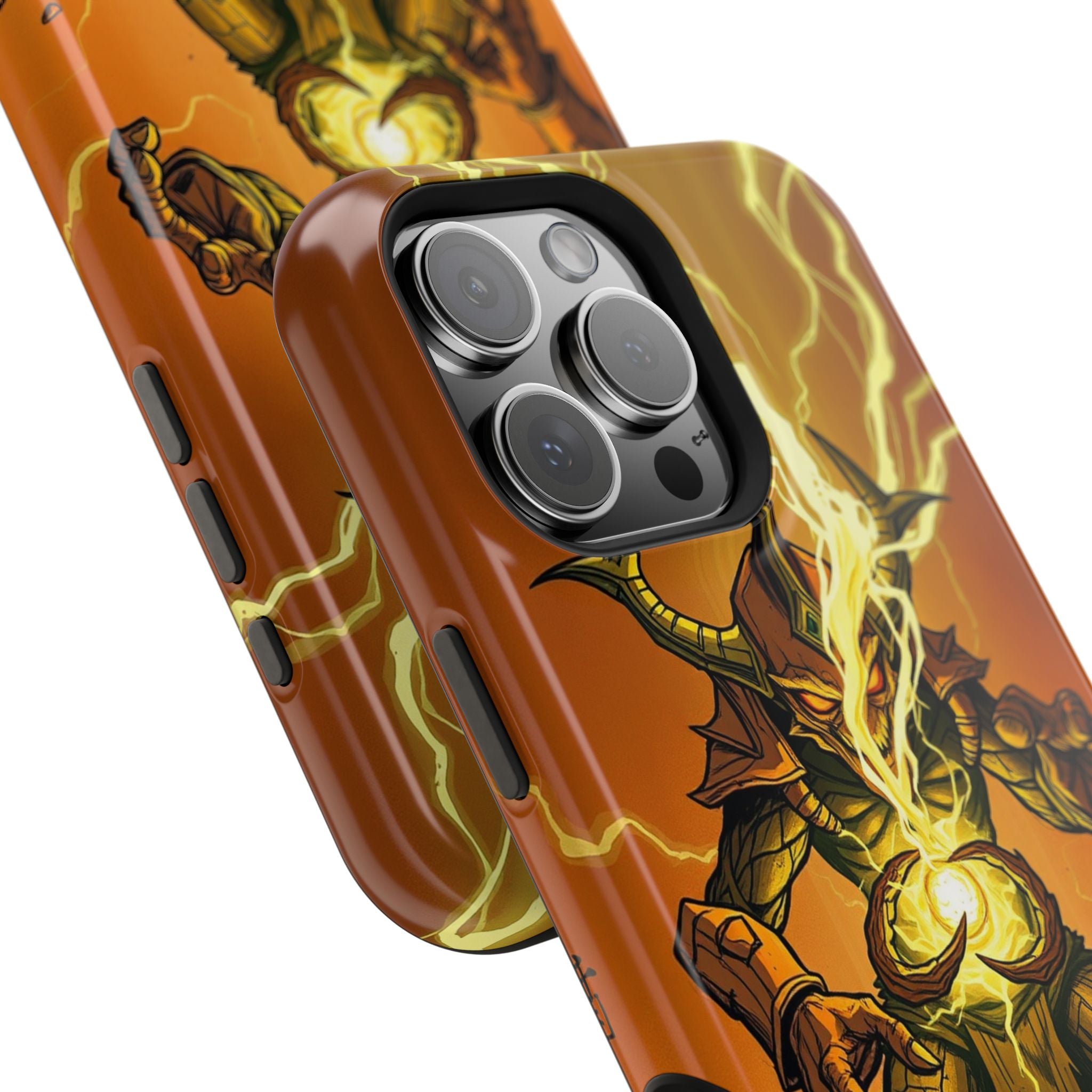 iPhone Burnt Orange And Sand Chaos Goblin Energy Clean Minimal Snap Case · iPhon