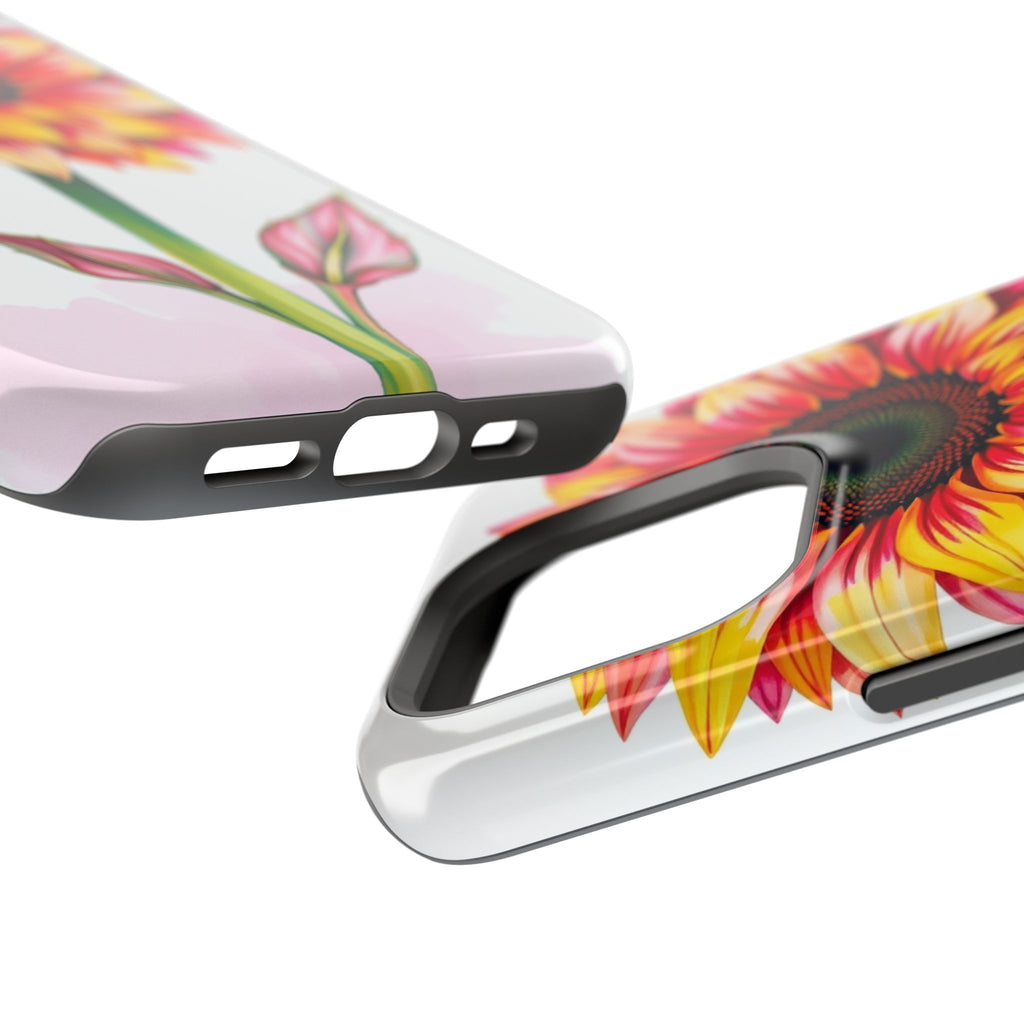 iPhone Sunflower Pop Vibrant Watercolor Slim Snap Case · iPhone Case