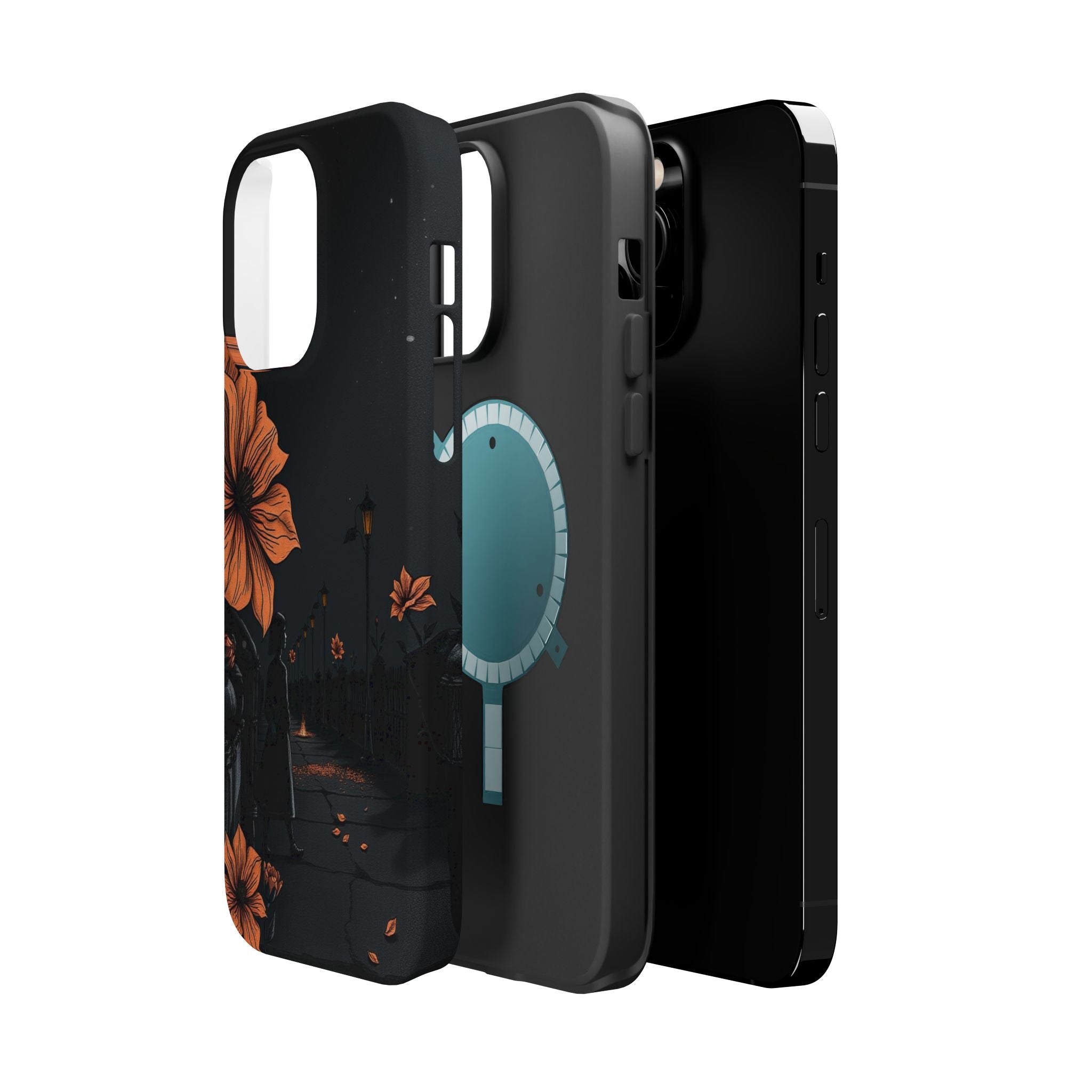 iPhone Night Bloomer Electric Art Bold Modern Everyday Snap Case · iPhone Case