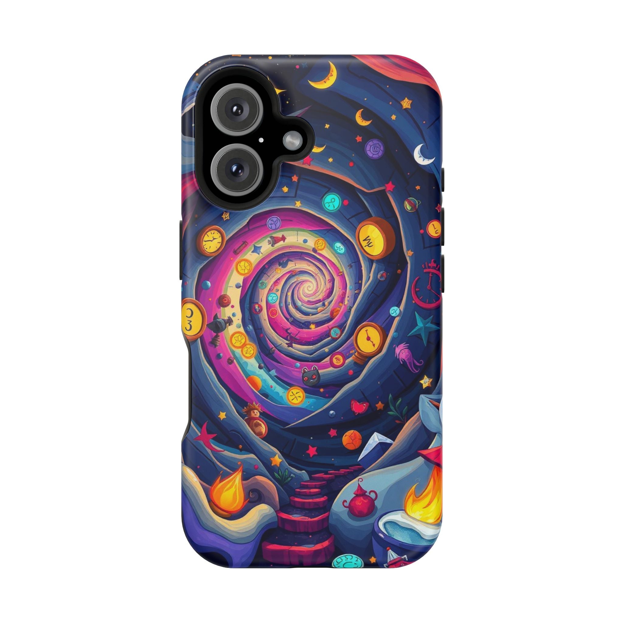 iPhone Time Portal Swirl Kids Fun iPhone Phone Case Gift Clean Minimal · iPhone