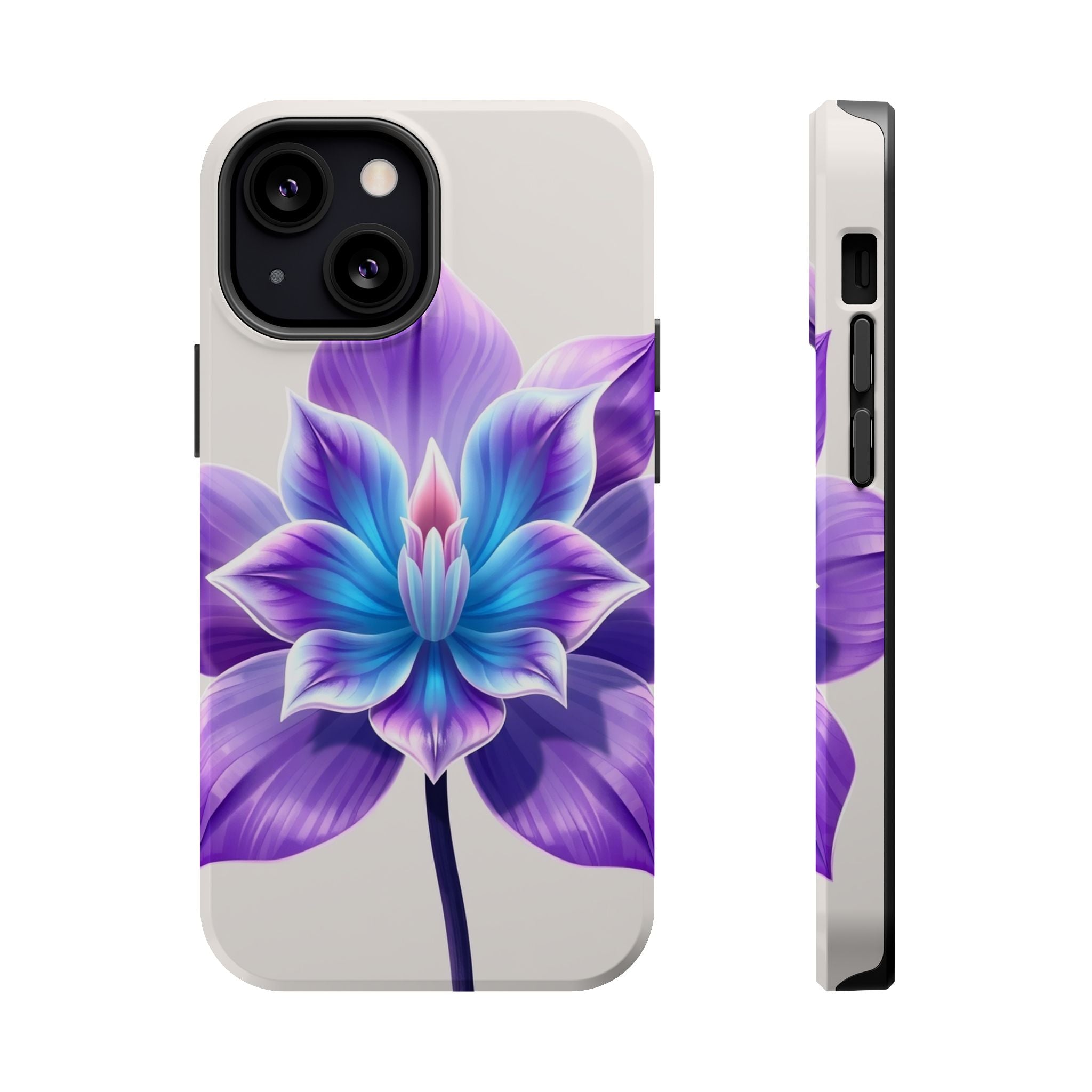 iPhone Dreamy Neon Floral Design 10 Slim Everyday Designer Case · iPhone Case
