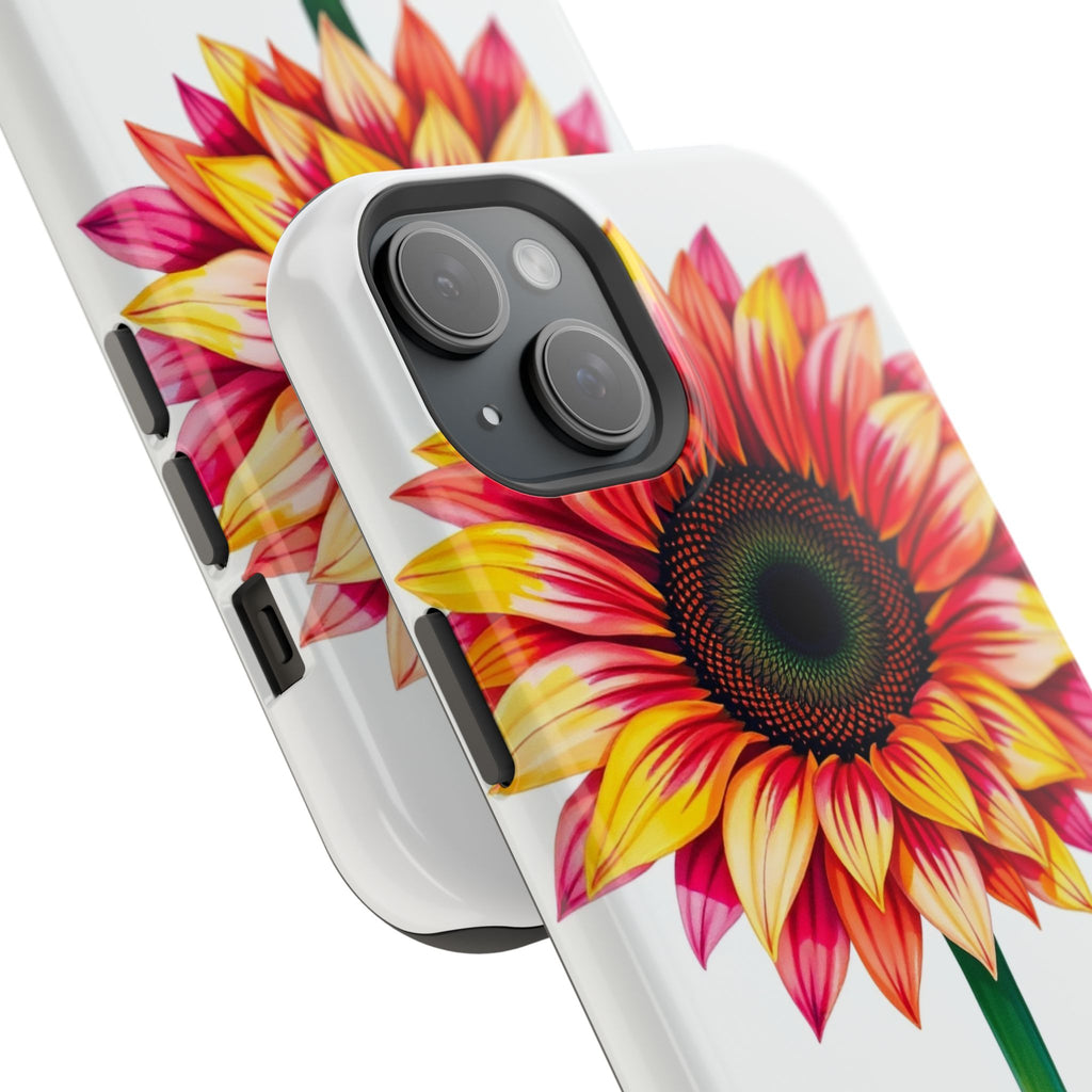iPhone Sunflower Pop Vibrant Watercolor Slim Snap Case · iPhone Case