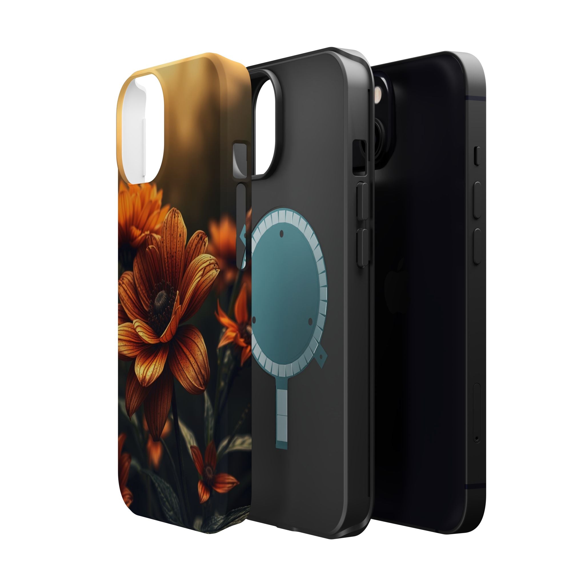 iPhone Radiant Floral Ombre Design Bold Modern Everyday Snap Case · iPhone Case