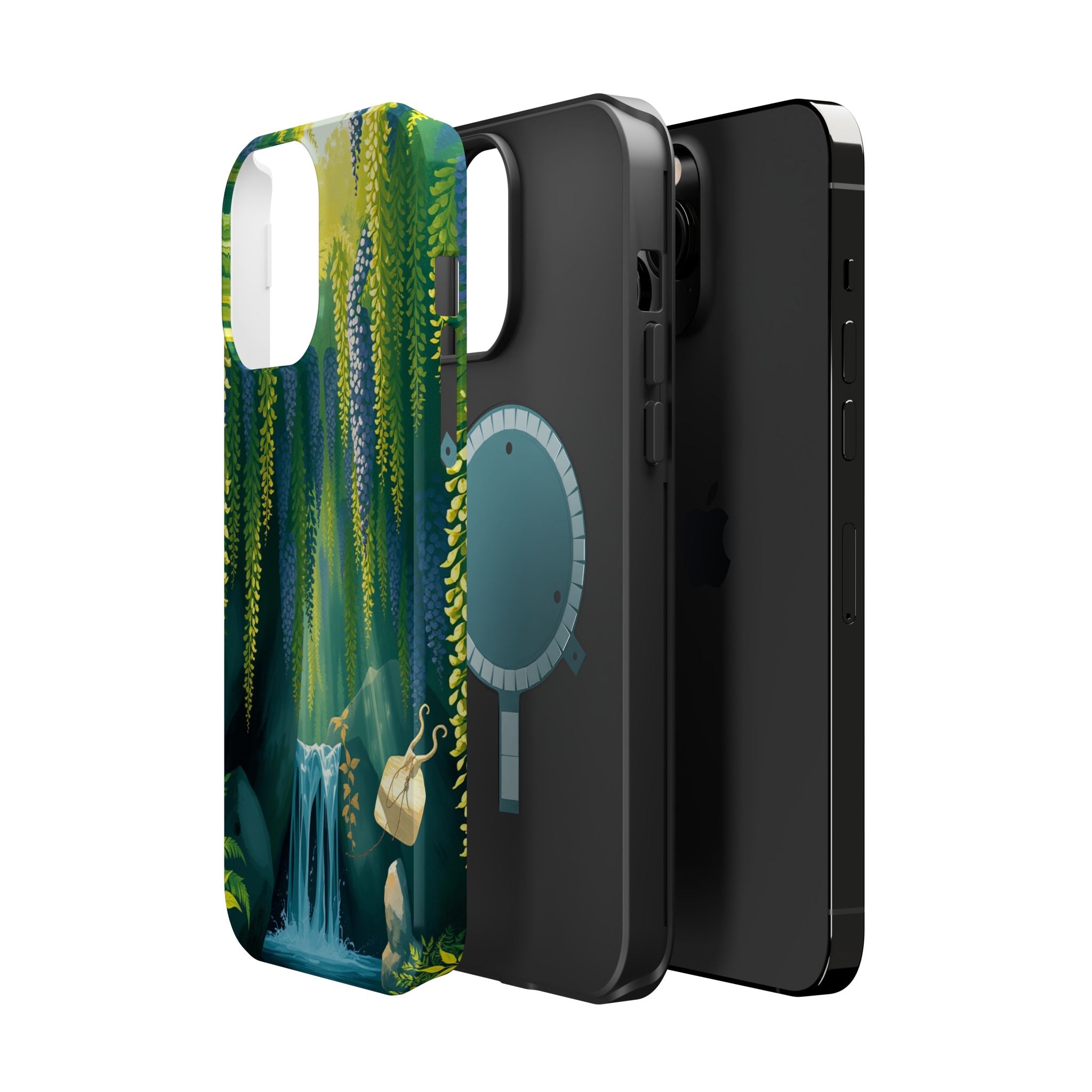 iPhone Wisteria Cascade Mystic Art Bold Modern Everyday Snap Case · iPhone Case