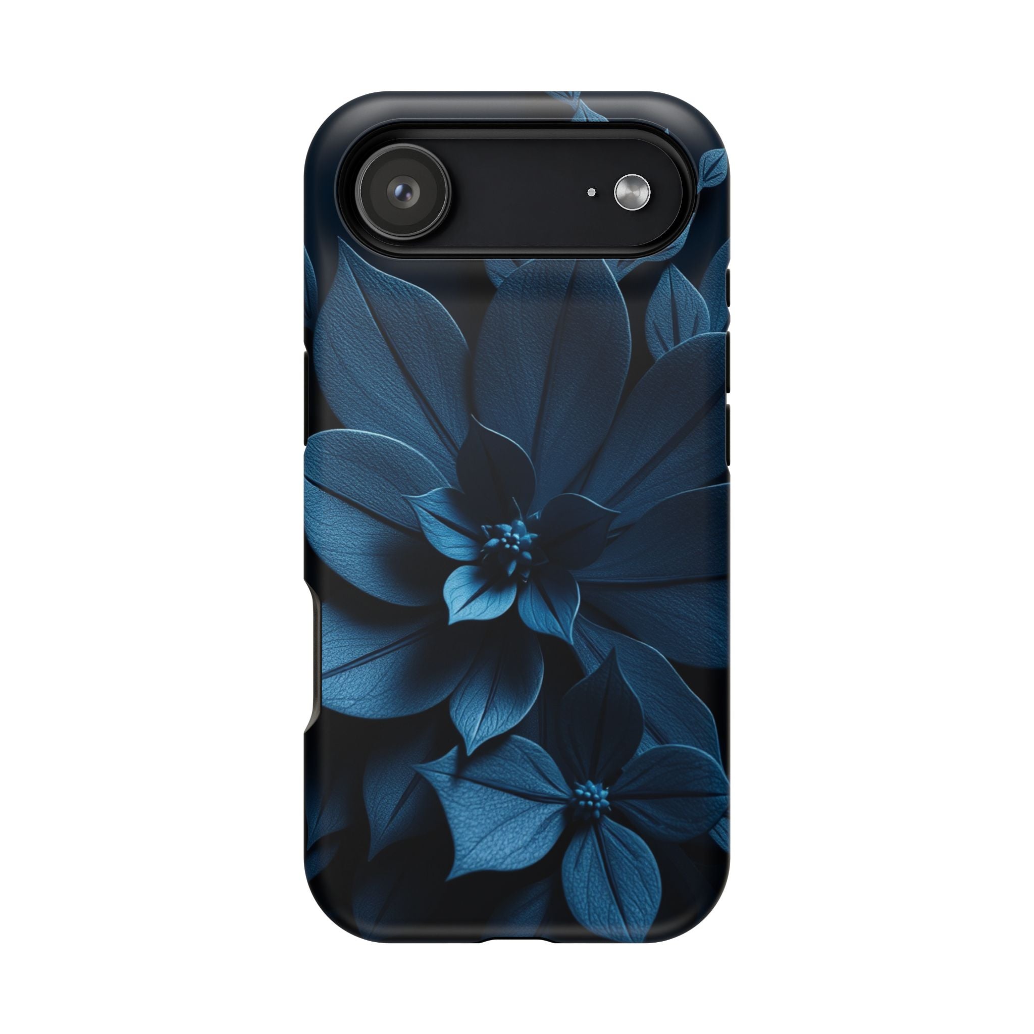 iPhone Midnight Blue And Silver Floral Dark Academia iPhone Slim · iPhone Case