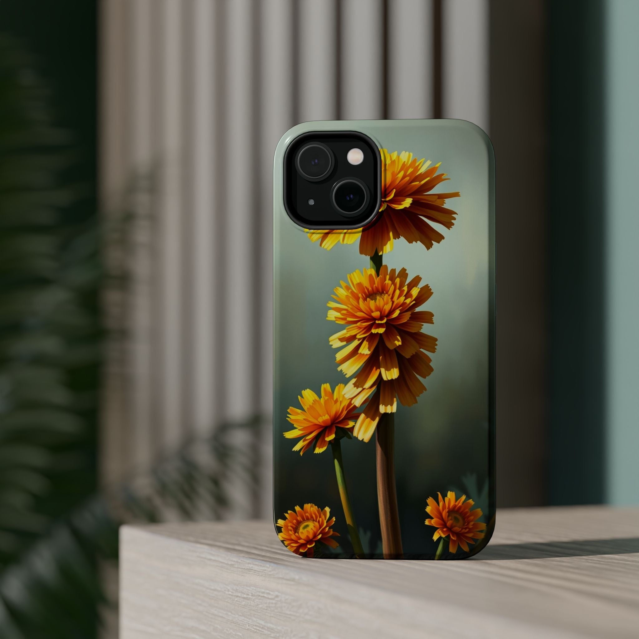 iPhone Ranunculus Stack Electric Art Slim Everyday Designer Case · iPhone Case