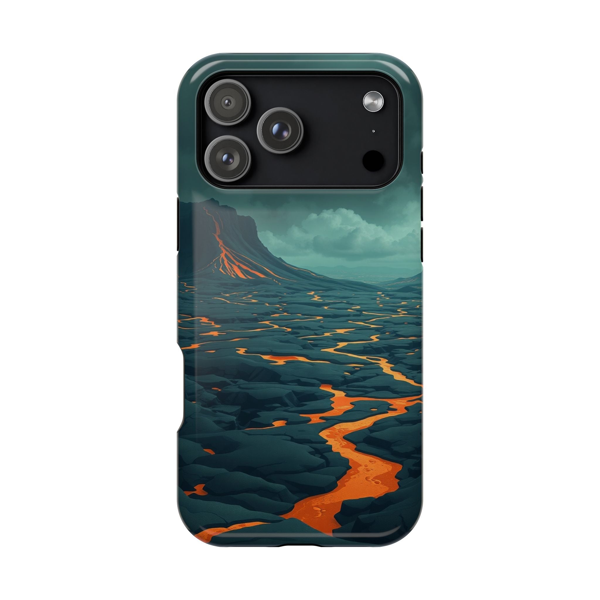 iPhone Radiant Lava Field Design 18 Slim Everyday Designer Case · iPhone Case
