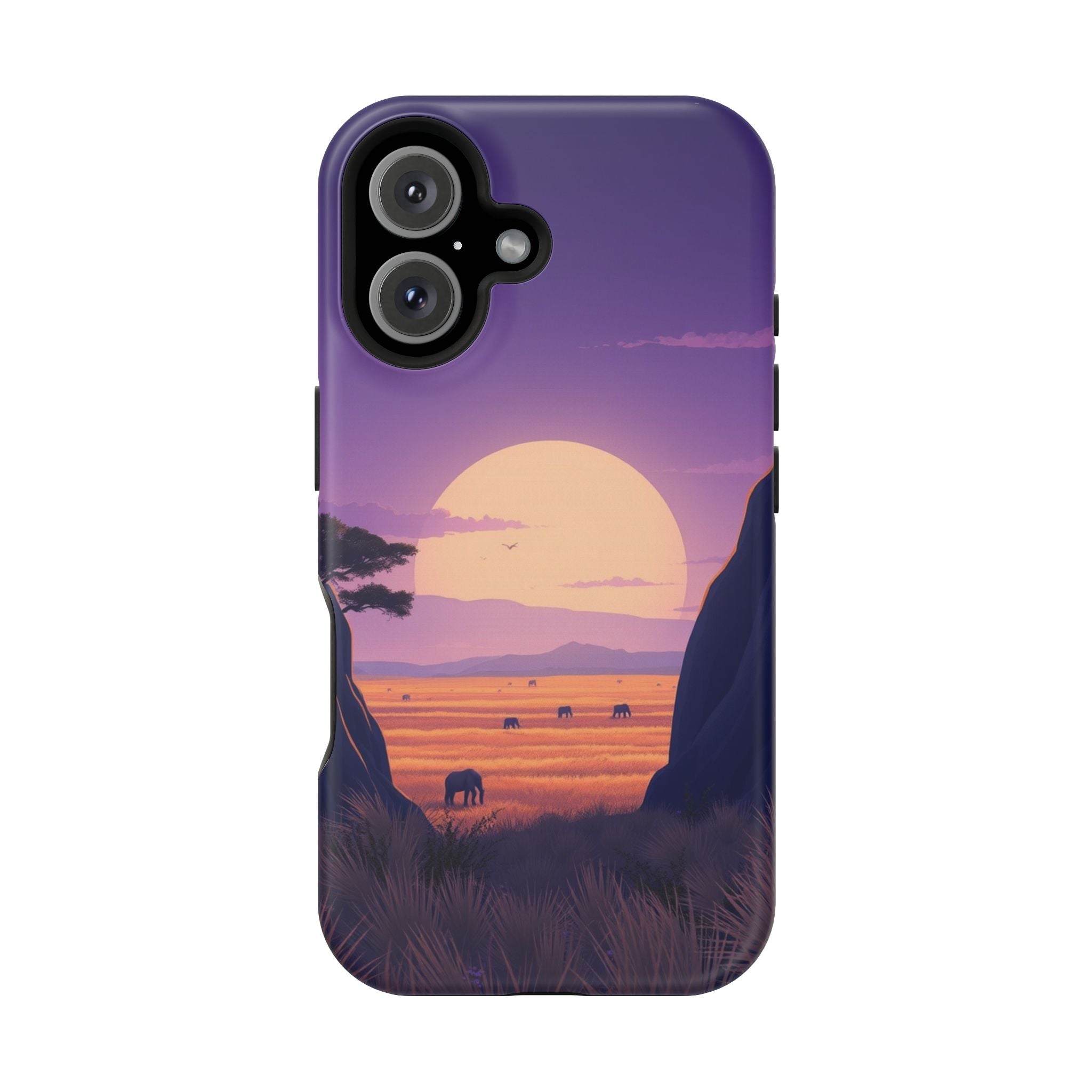 iPhone Lavender And Pearl Savanna Horizon Slim iPhone 18 Everyday · iPhone Case