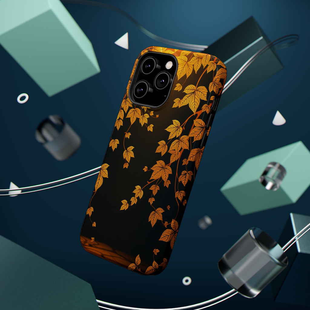 iPhone Mustard And Rust Art Nouveau Vine Slim Everyday iPhone 14 · iPhone Case