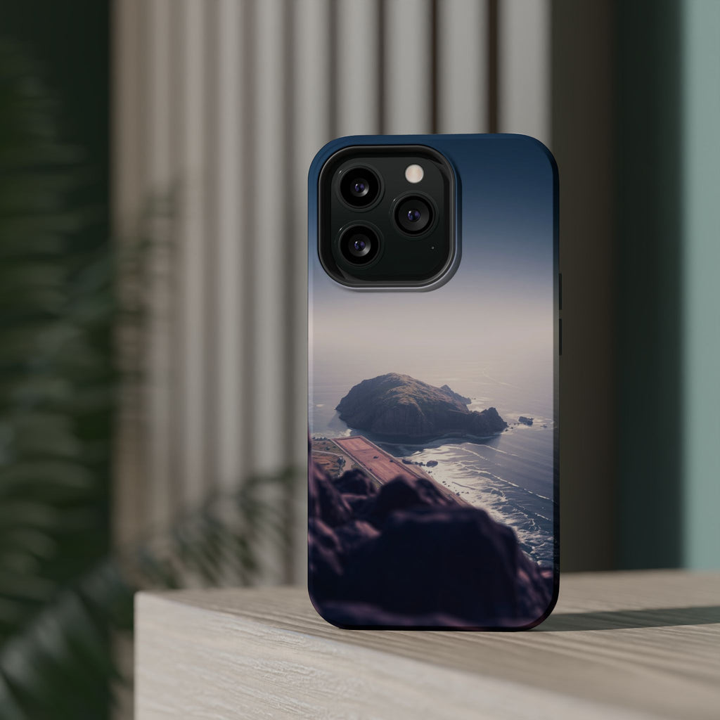 iPhone Shoreline Aerial Enchanted Art Slim Everyday Designer Case · iPhone Case