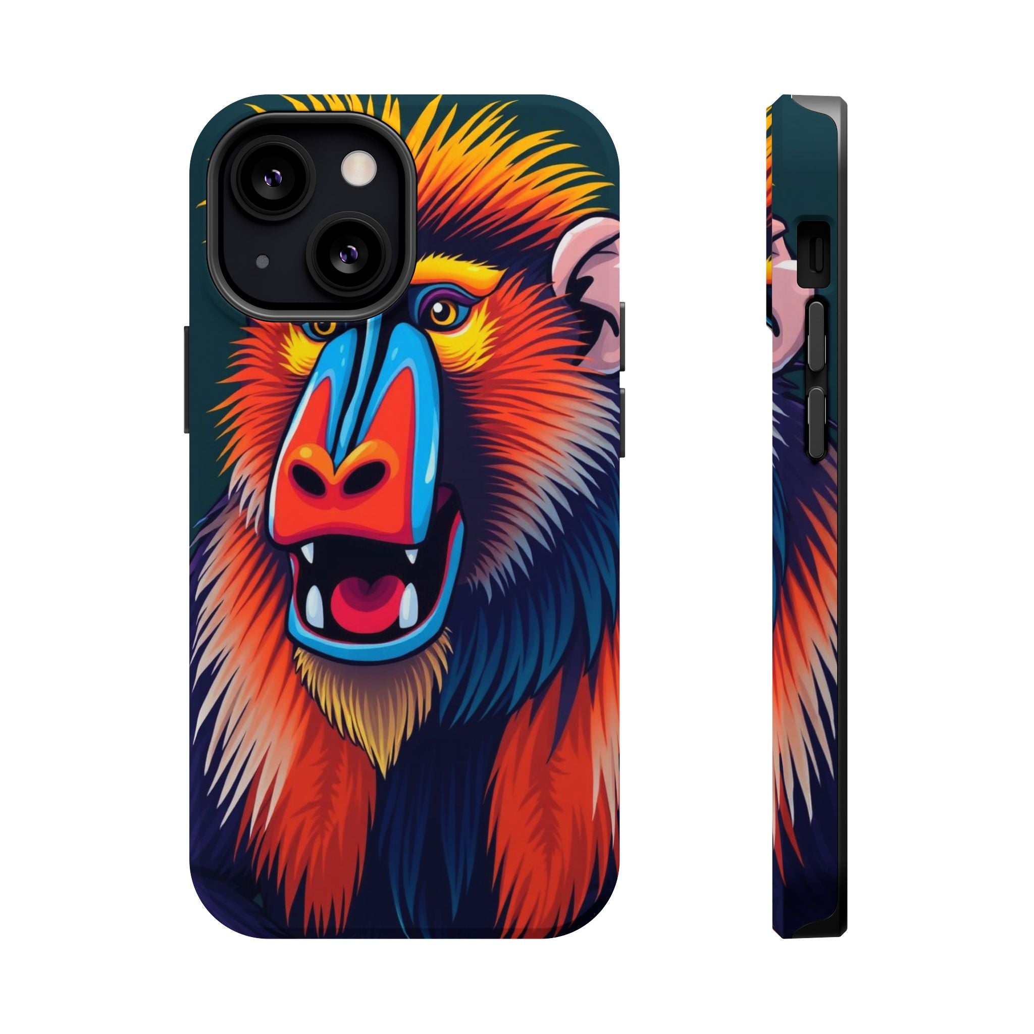 iPhone Mandrill Colorful Face Kids Fun iPhone Phone Case Gift Slim · iPhone Case