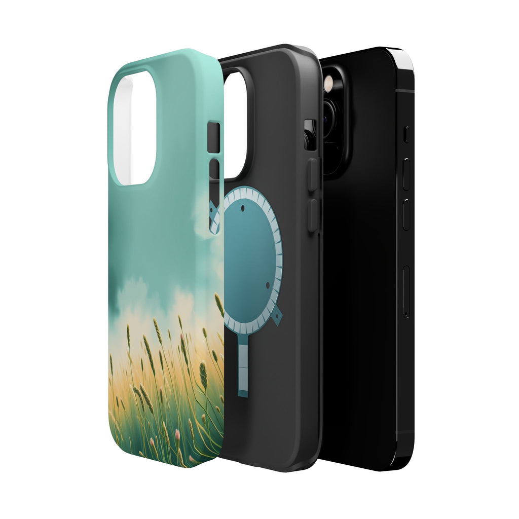 iPhone Mint And Blush Spring Meadow Slim Everyday Designer Case · iPhone Case