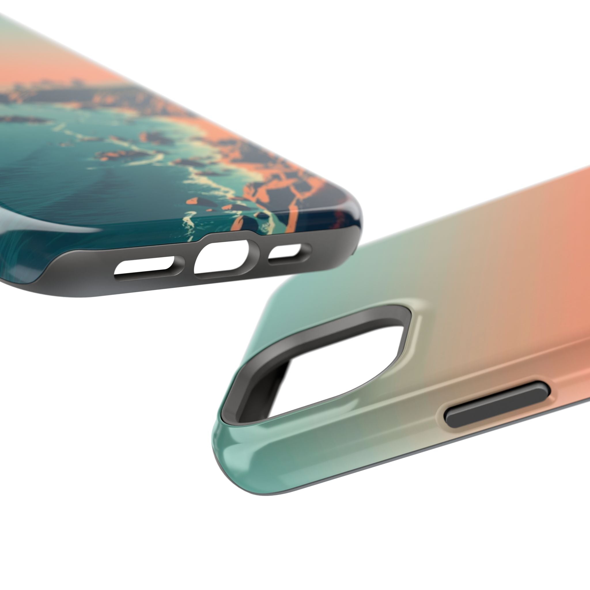iPhone Radiant Pebble Beach Design Bold Modern Everyday Snap Case · iPhone Case