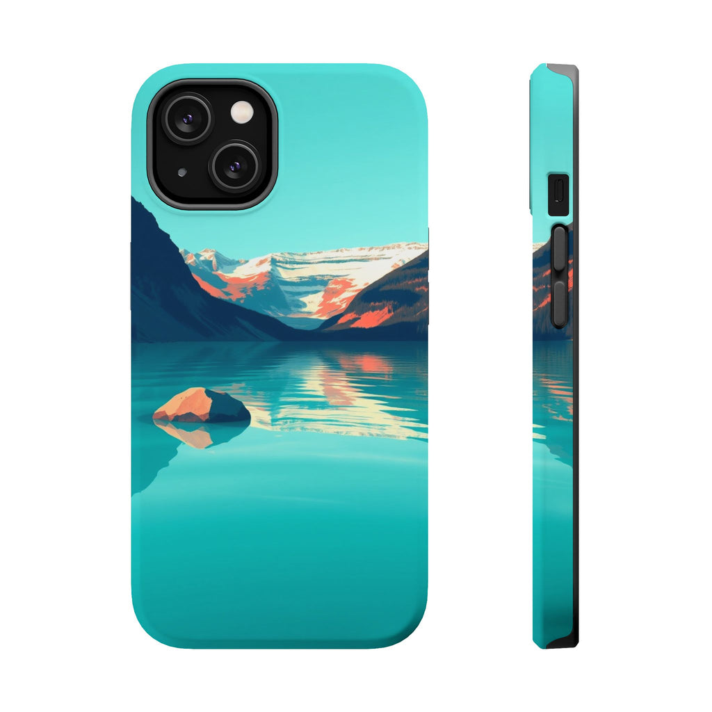 iPhone Glacier Lake Bold Art 16 Slim Everyday Designer Case · iPhone Case