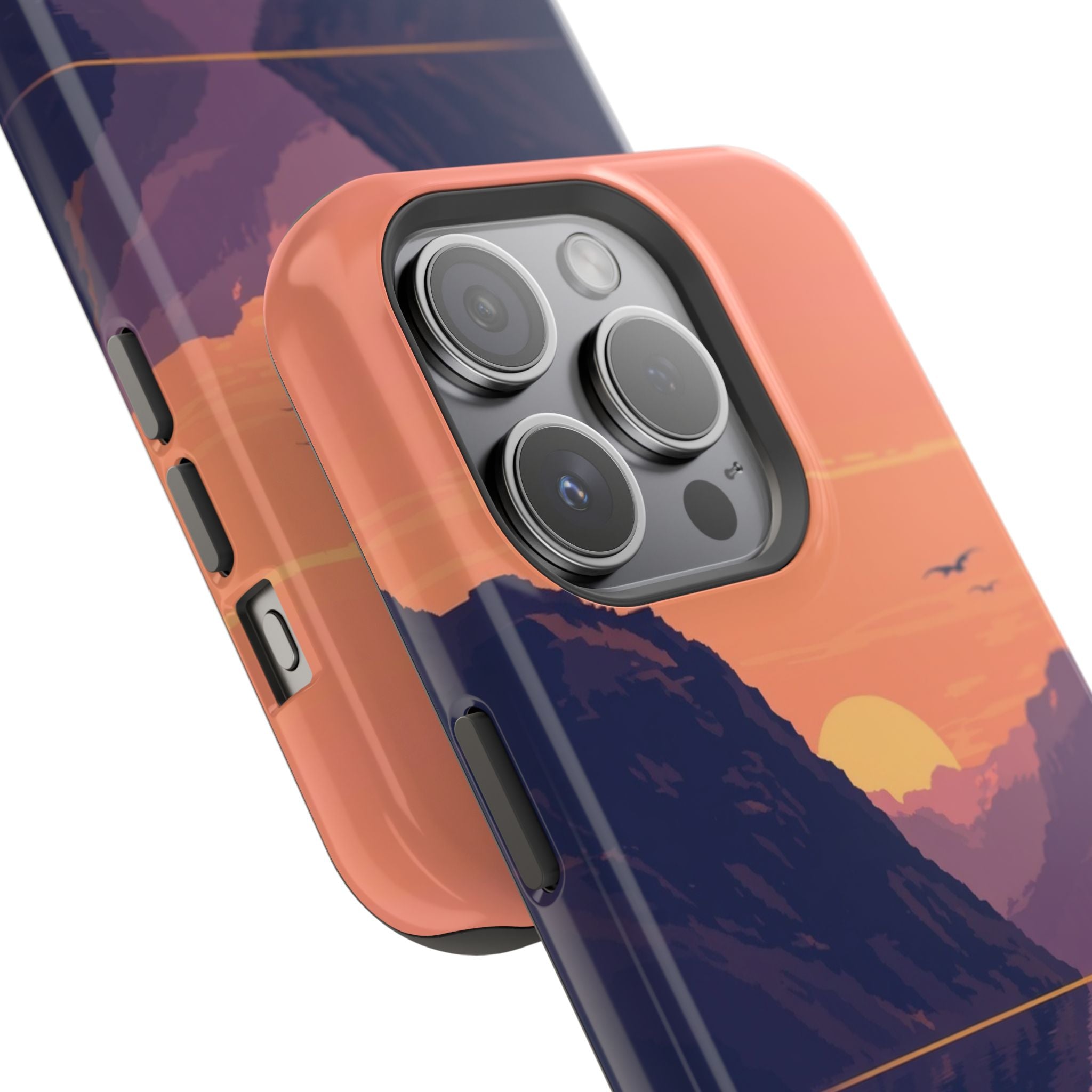 iPhone Radiant Fjord Reflection Design Slim Everyday Designer Case · iPhone Case