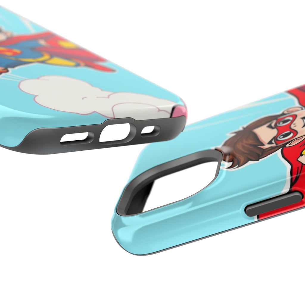 iPhone Kid Superhero Flying Kids Fun iPhone Phone Case Gift Slim · iPhone Case