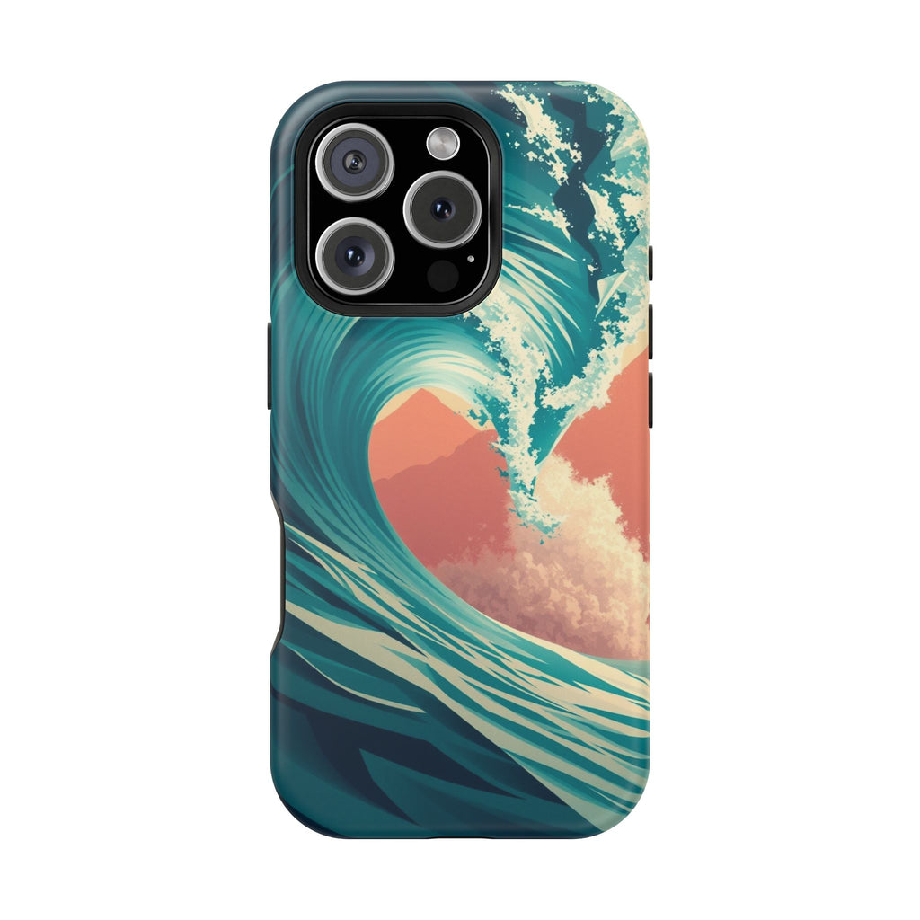 iPhone Ocean Wave Crash Cinematic Art Slim Everyday Designer Case · iPhone Case