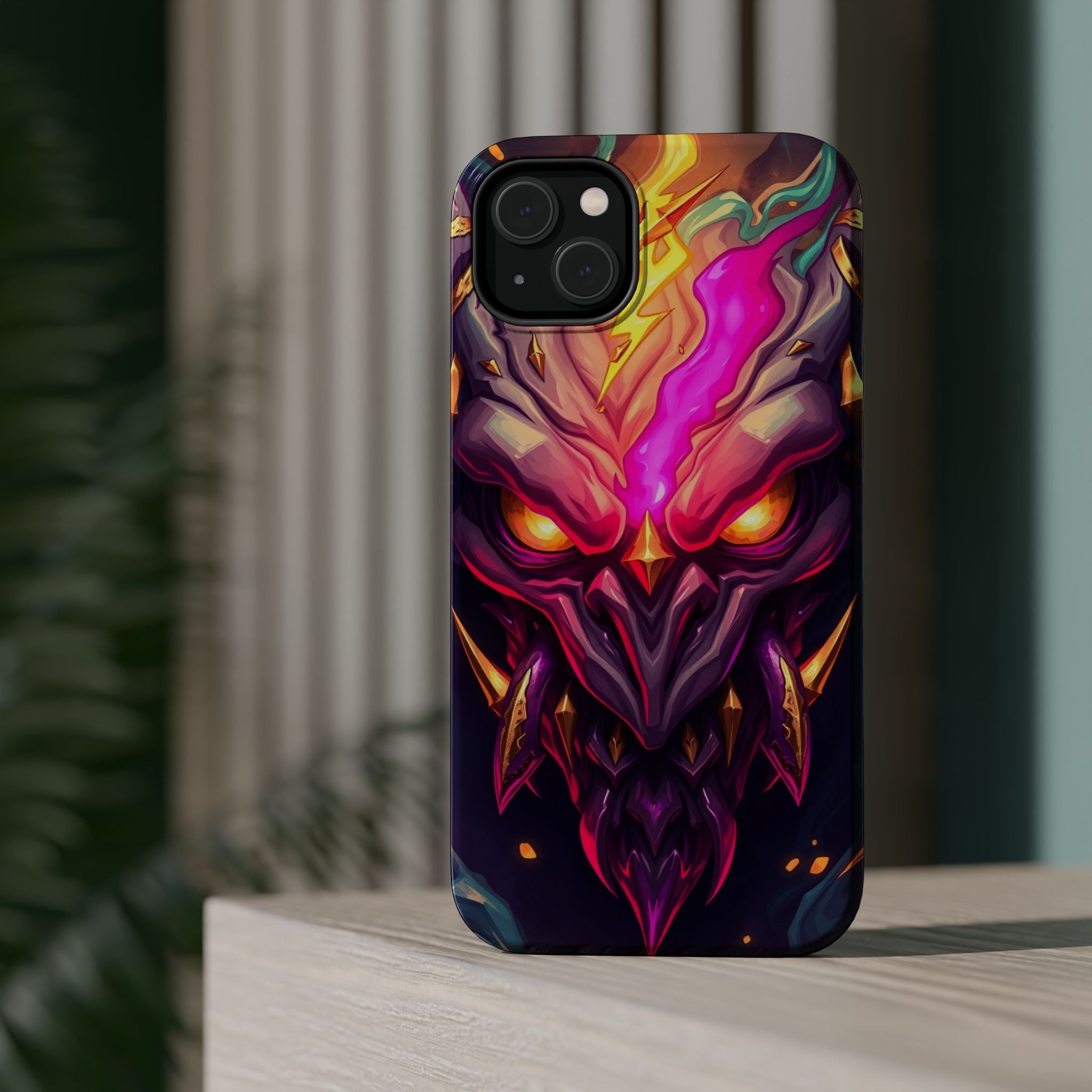 iPhone Chaos Goblin Energy Gold Foil Luxury Slim Everyday Designer Case · iPhone