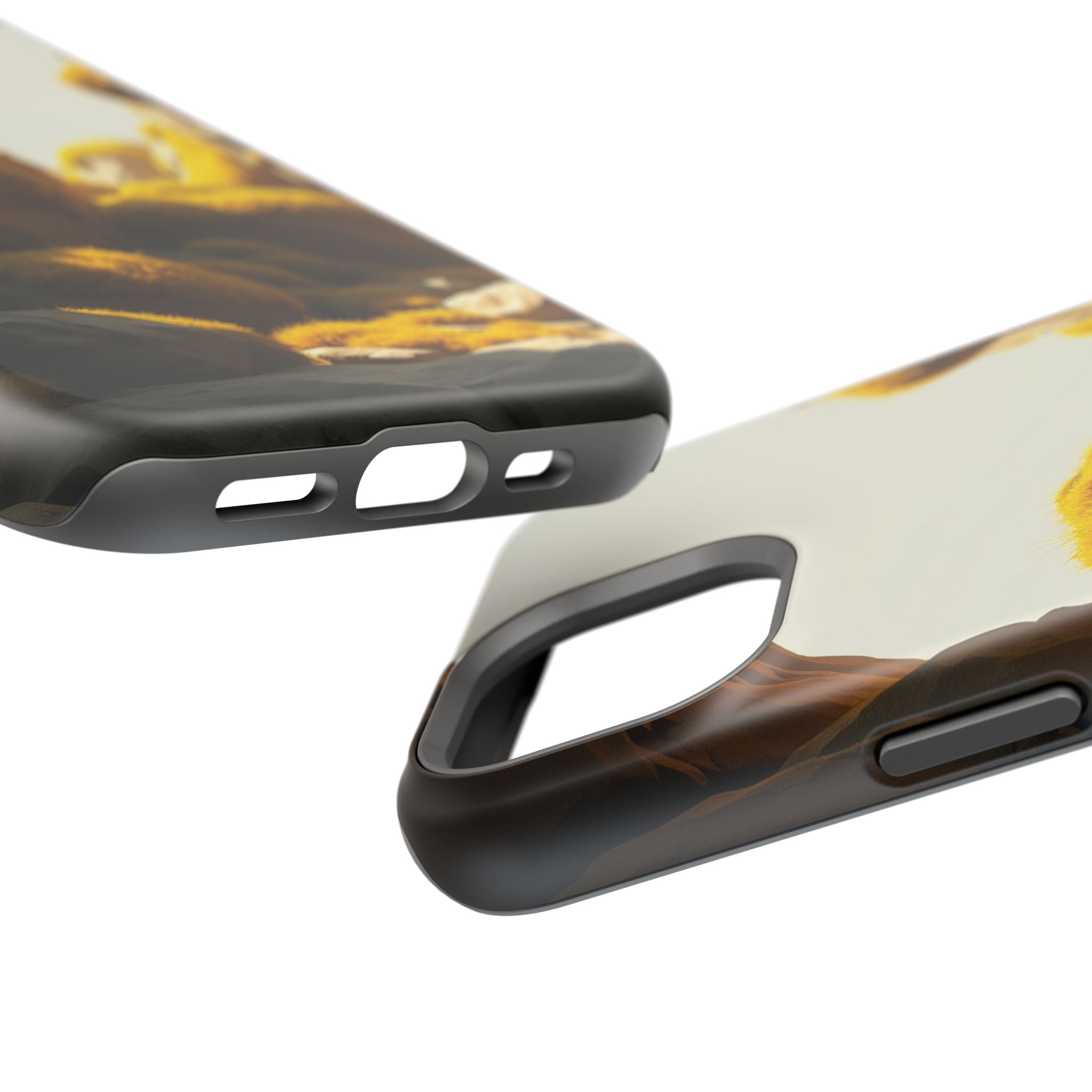 iPhone Mustard And Rust Moss Covered Rocks Slim iPhone Everyday · iPhone Case