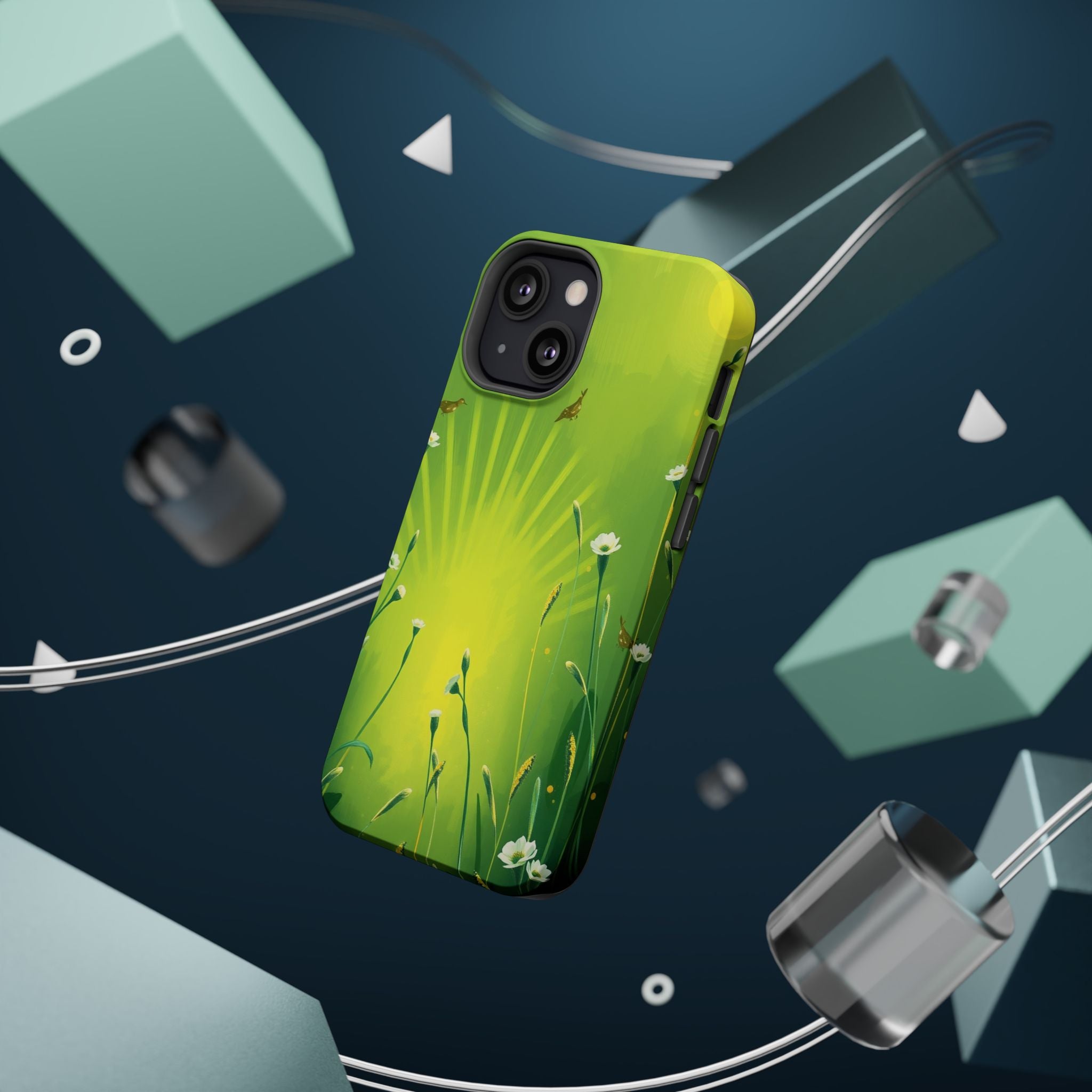 iPhone Spring Meadow Cinematic Art Bold Modern Everyday Snap Case · iPhone Case