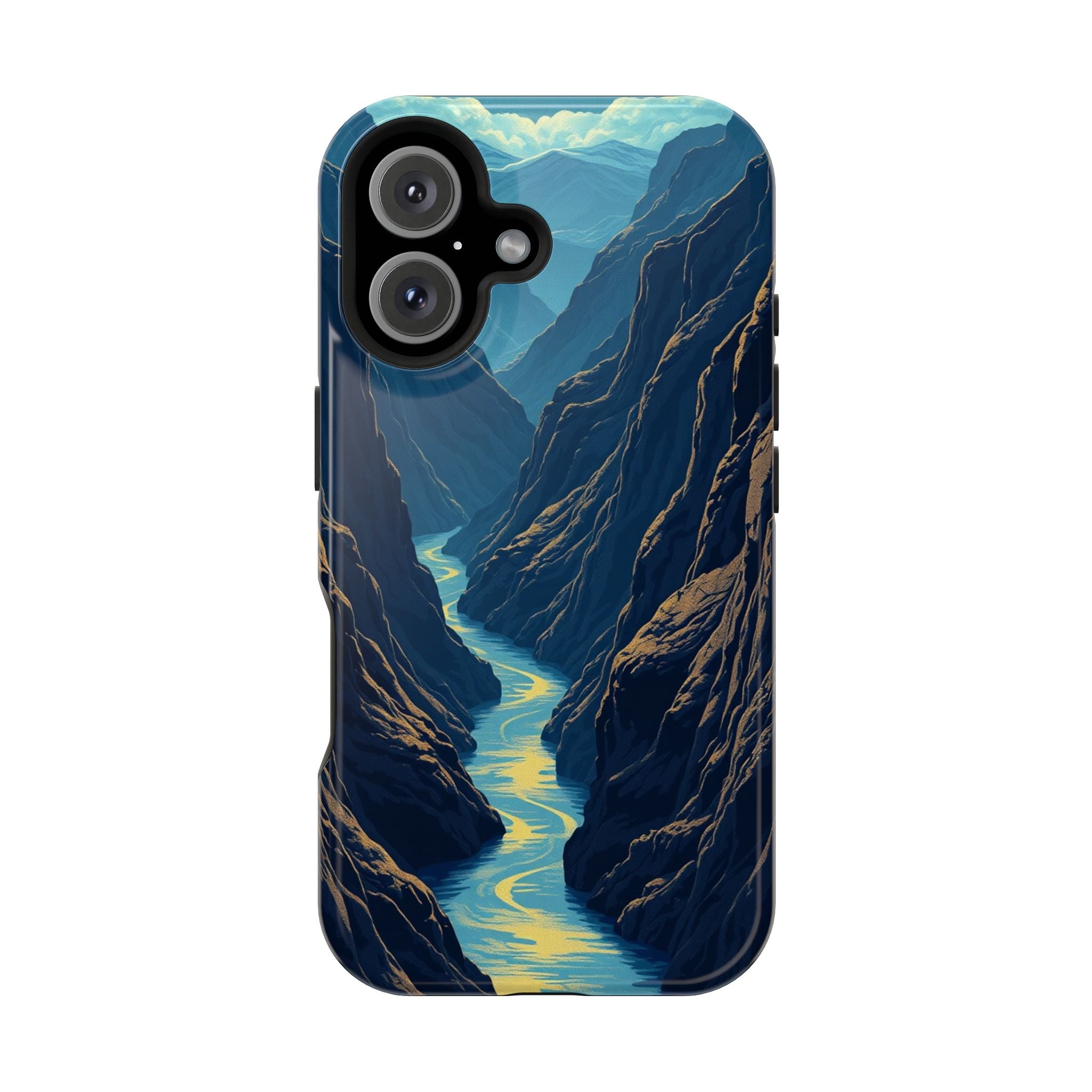 iPhone River Canyon Gold Foil Luxury Slim Everyday Designer Case · iPhone Case