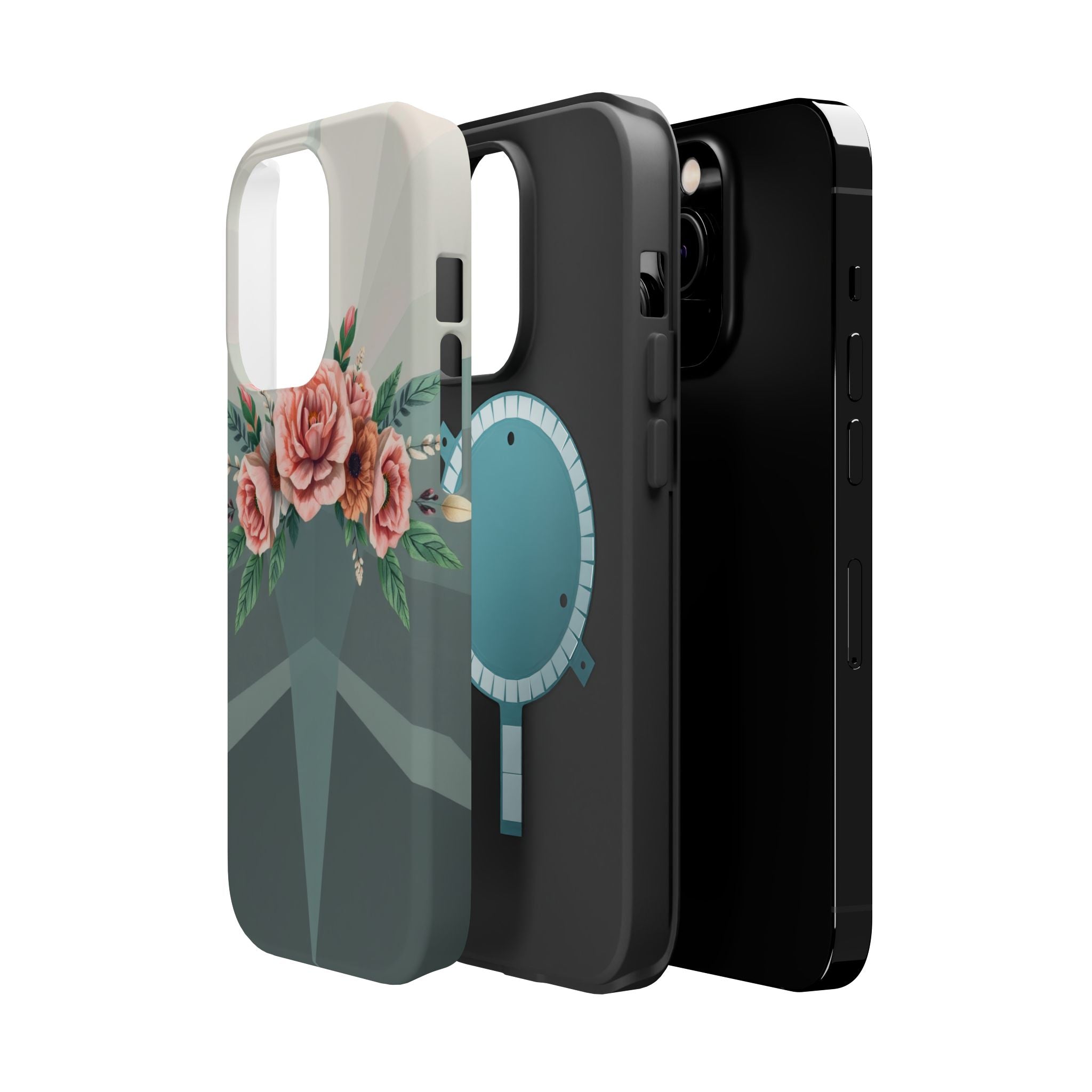 iPhone Floral Crown Abstract Geometric Slim Everyday Designer Case · iPhone Case