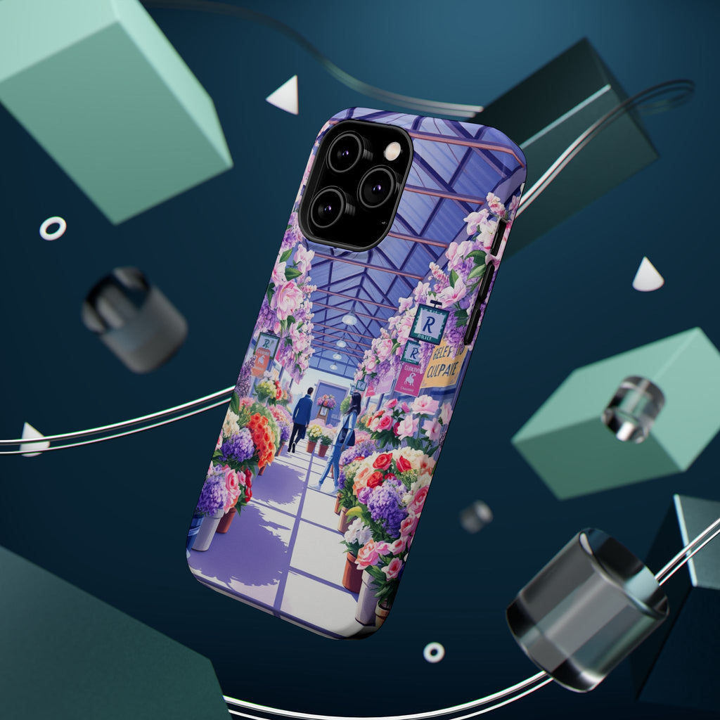 iPhone Flower Market Cinematic Art Clean Minimal Snap Cas Slim Snap Case · iPhon