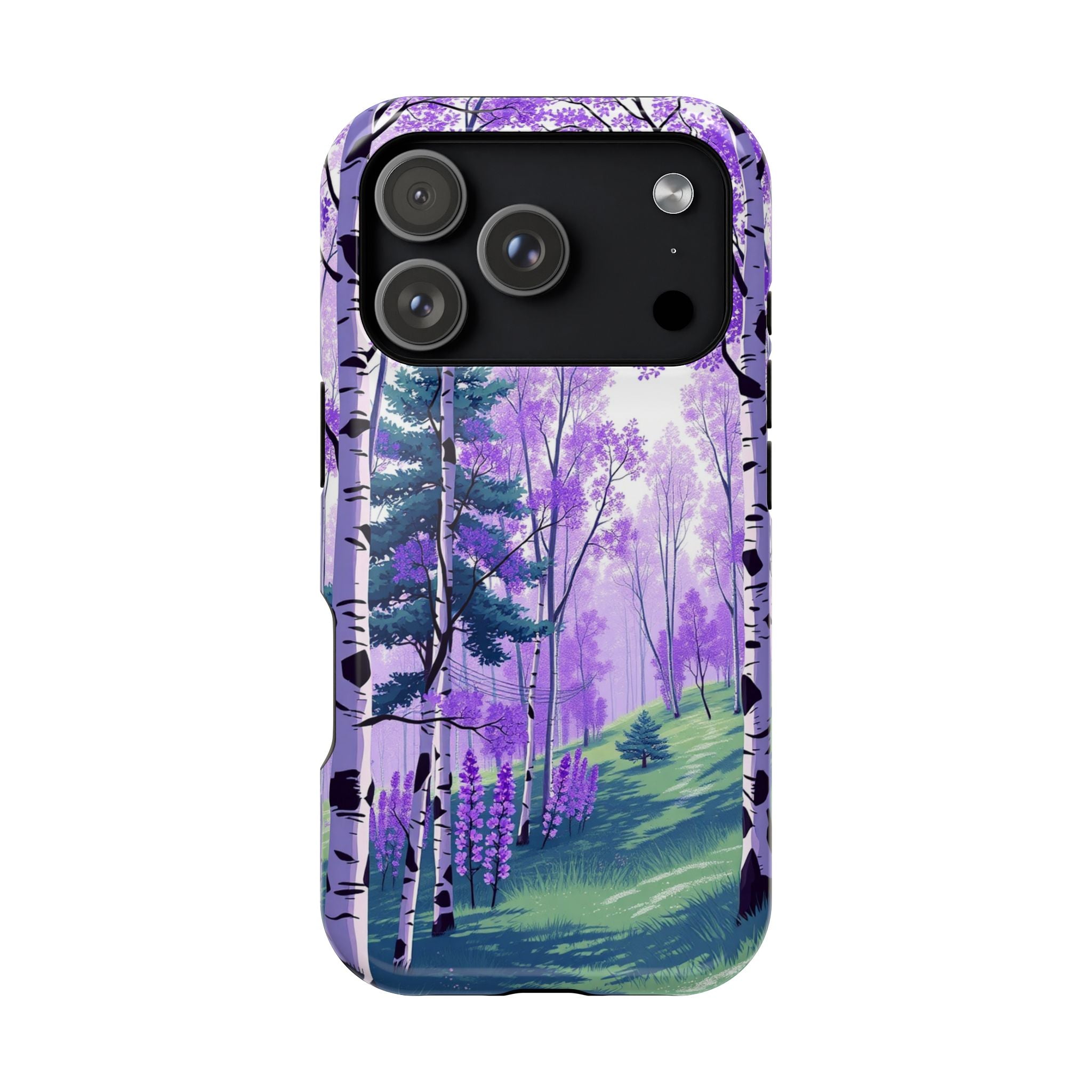 iPhone Birch Grove Electric Art Slim Everyday Designer Case · iPhone Case