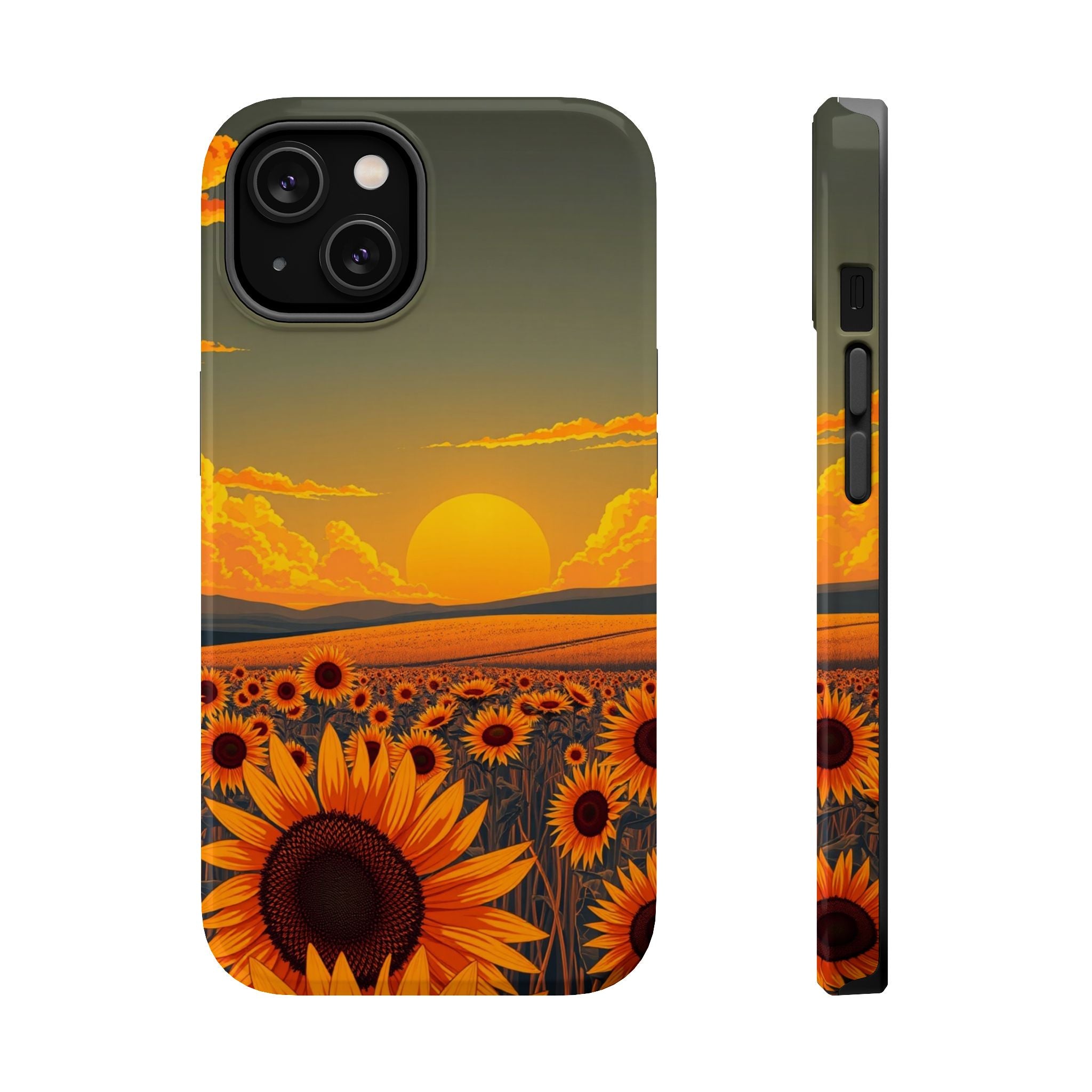 iPhone Vibrant Sunflower Prairie Design Slim Everyday iPhone Designer · iPhone C