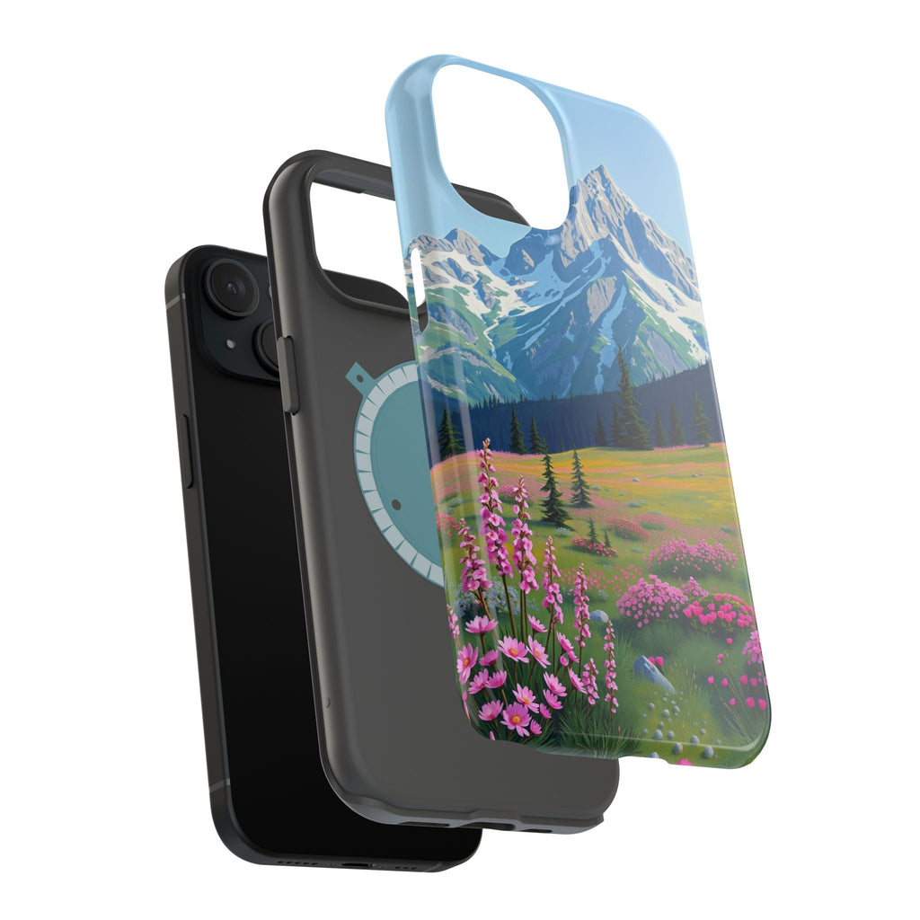 iPhone Earthy Alpine Meadow Design Bold Modern Everyday Snap Case · iPhone Case