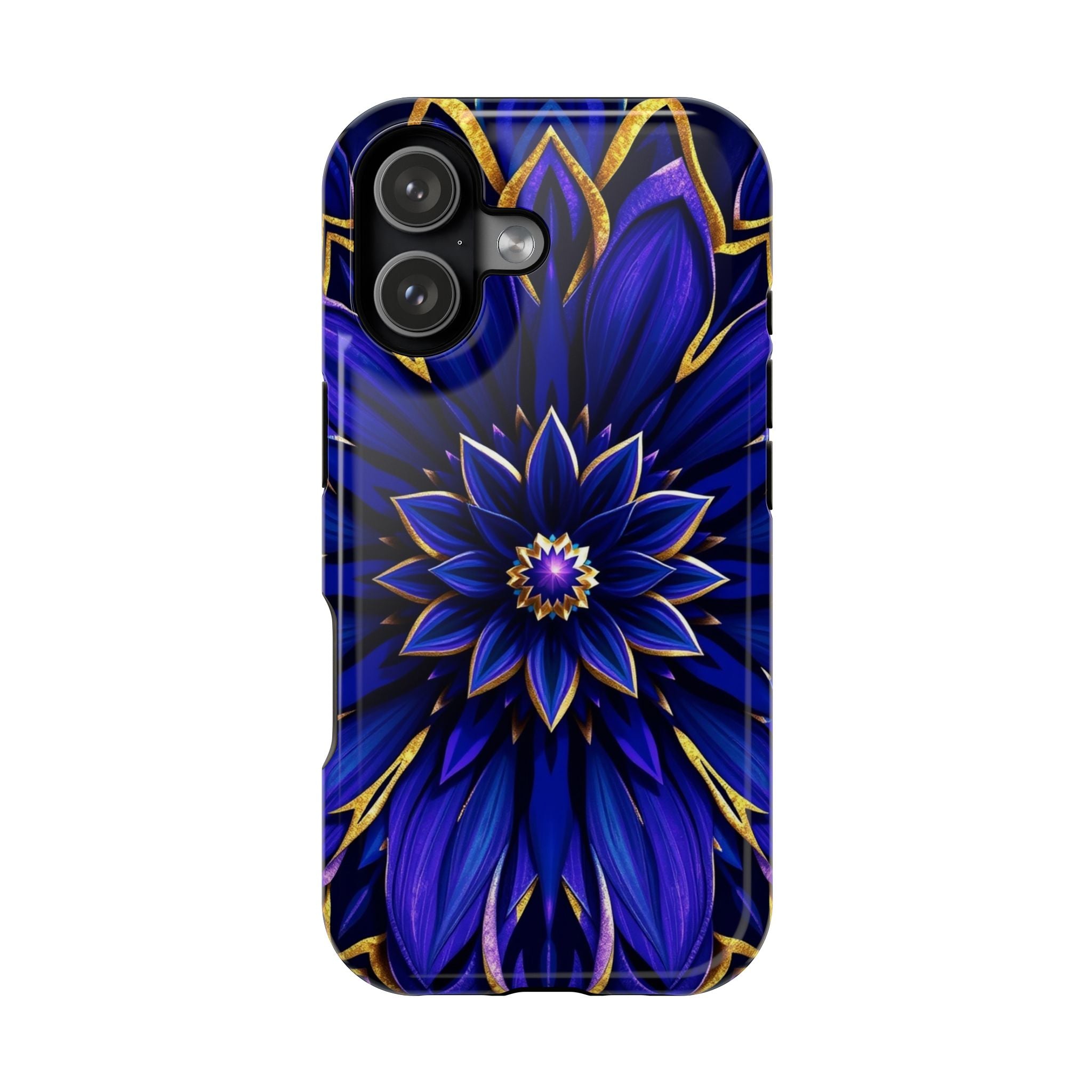 iPhone Floral Mandala Electric Art 14 Slim Everyday Designer Case · iPhone Case