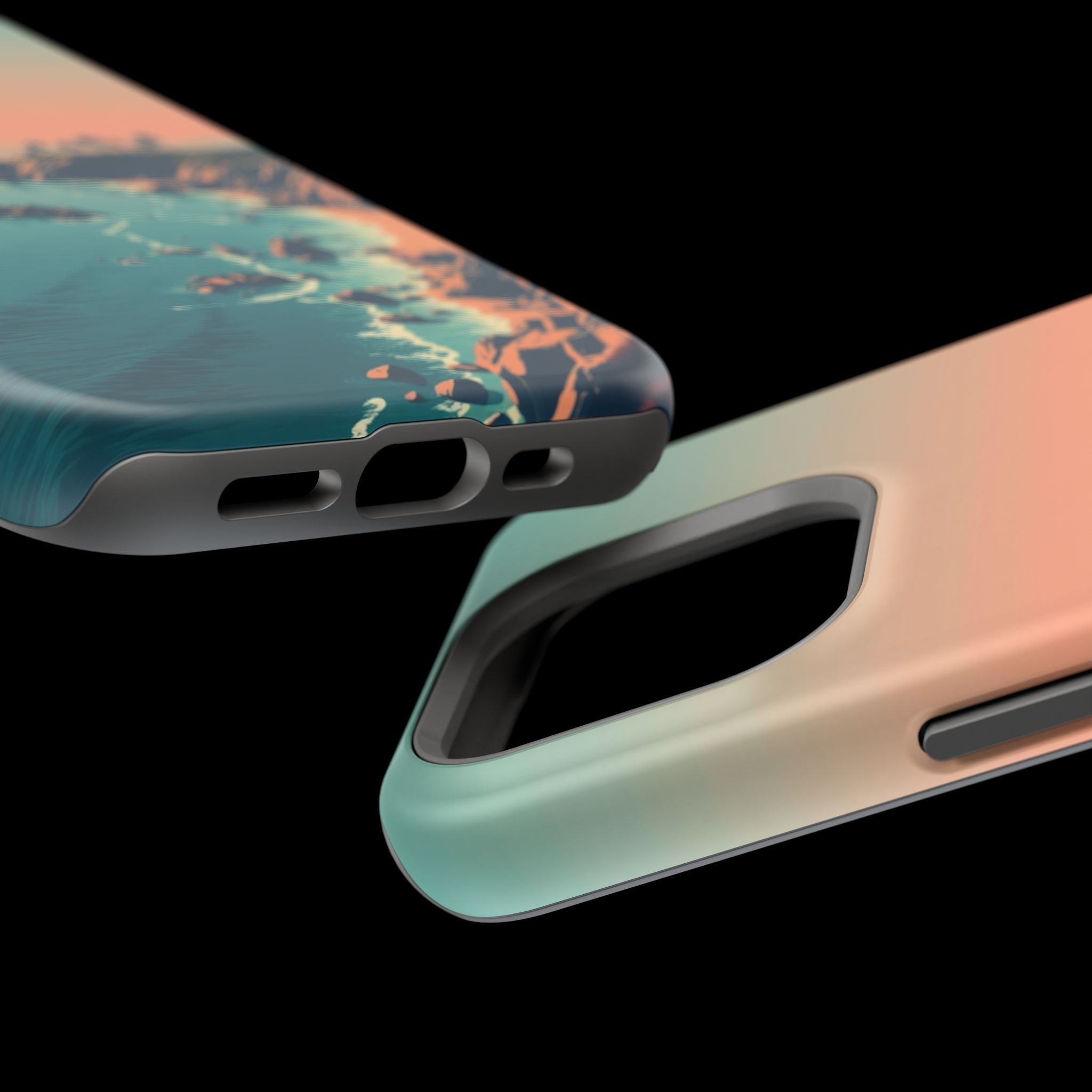 iPhone Radiant Pebble Beach Design Bold Modern Everyday Snap Case · iPhone Case