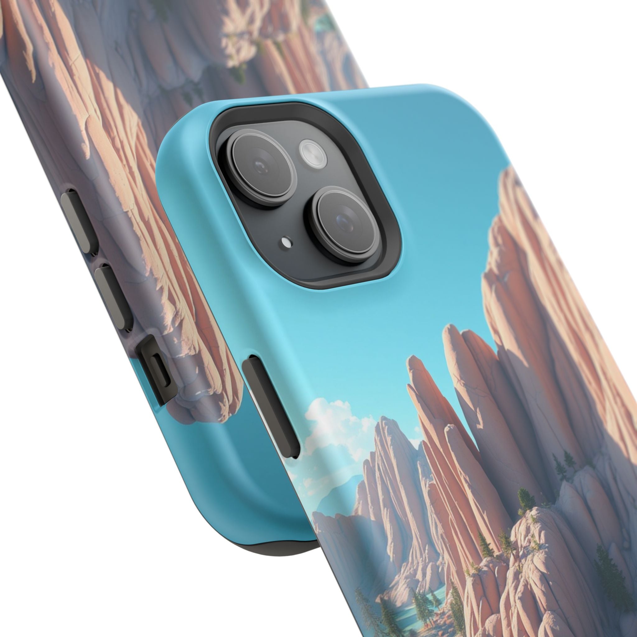 iPhone Pine Ridge Electric Art Slim Everyday Designer Case · iPhone Case