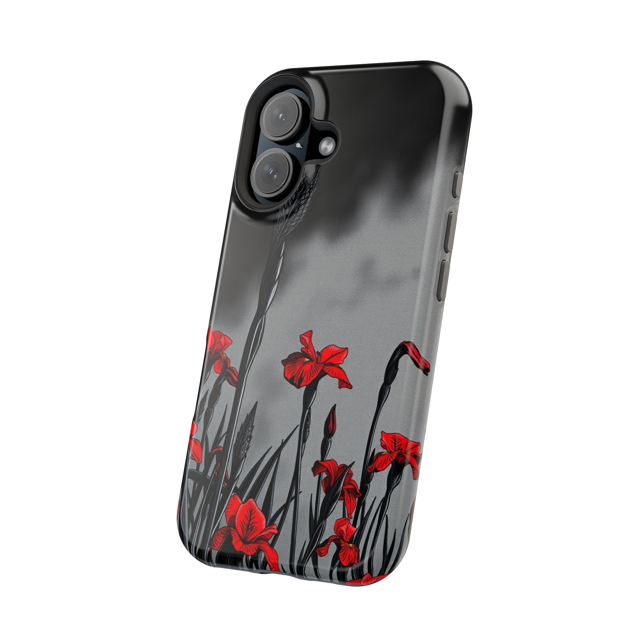 iPhone Iris Garden Cinematic Art Soft Finish Everyday Cas Slim Snap Case · iPhon
