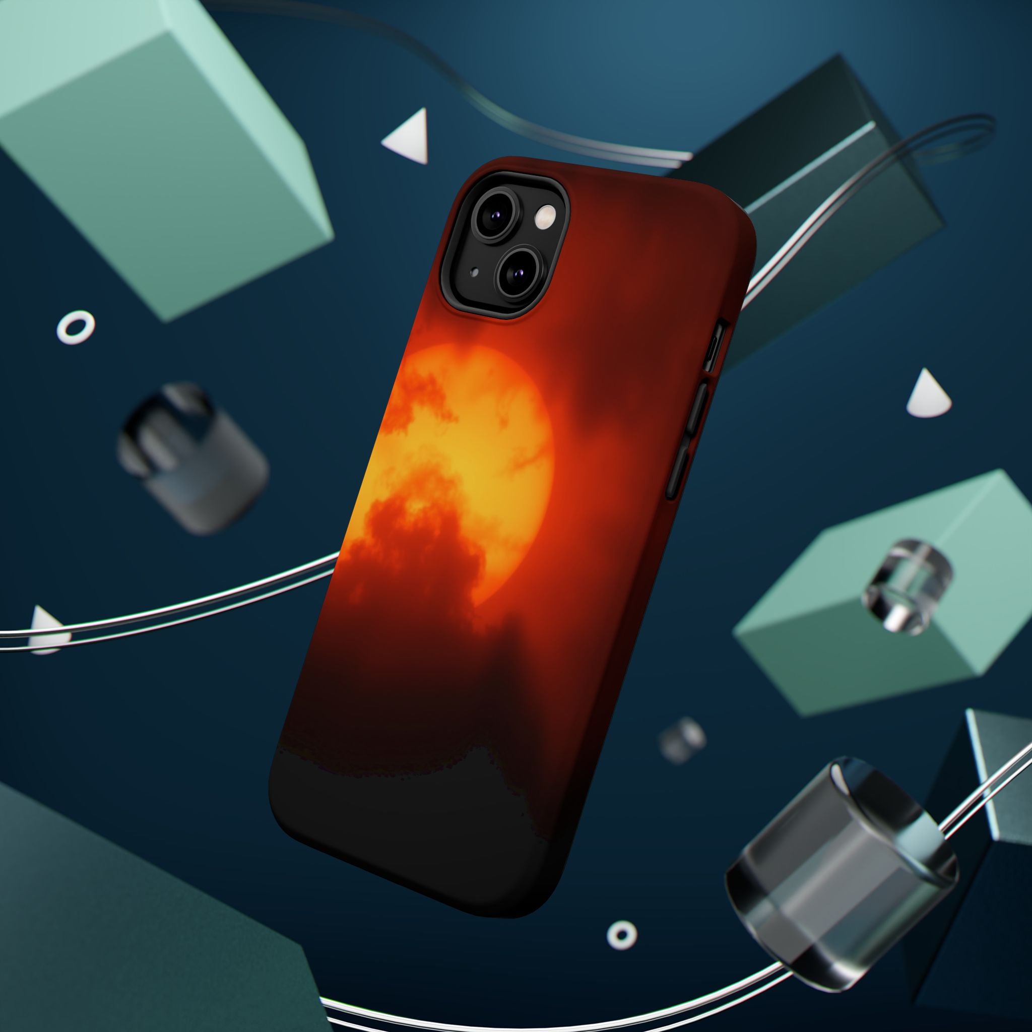 iPhone Color Theory Dark Gothic Ink Slim Everyday Designer Case · iPhone Case