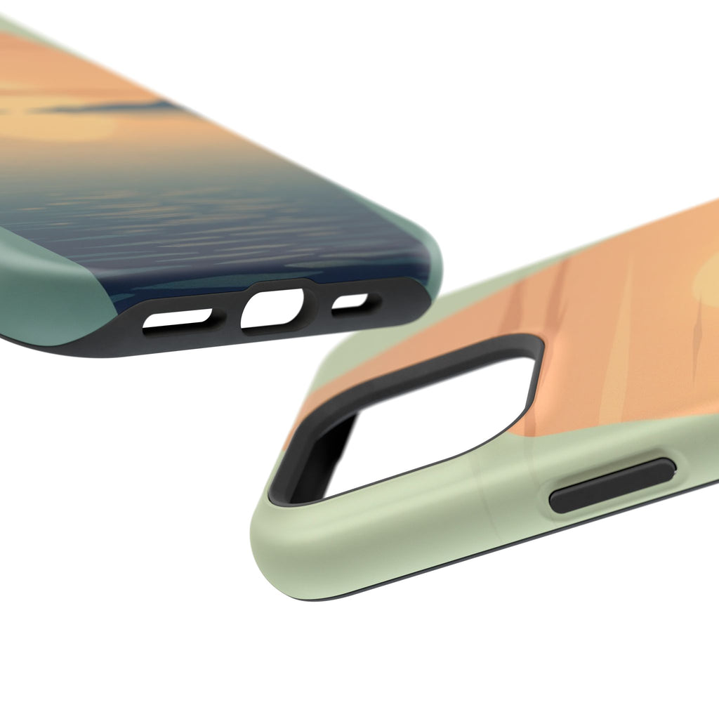 iPhone Sage And Ivory Lake at Twilight Slim Everyday Designer Case · iPhone Case