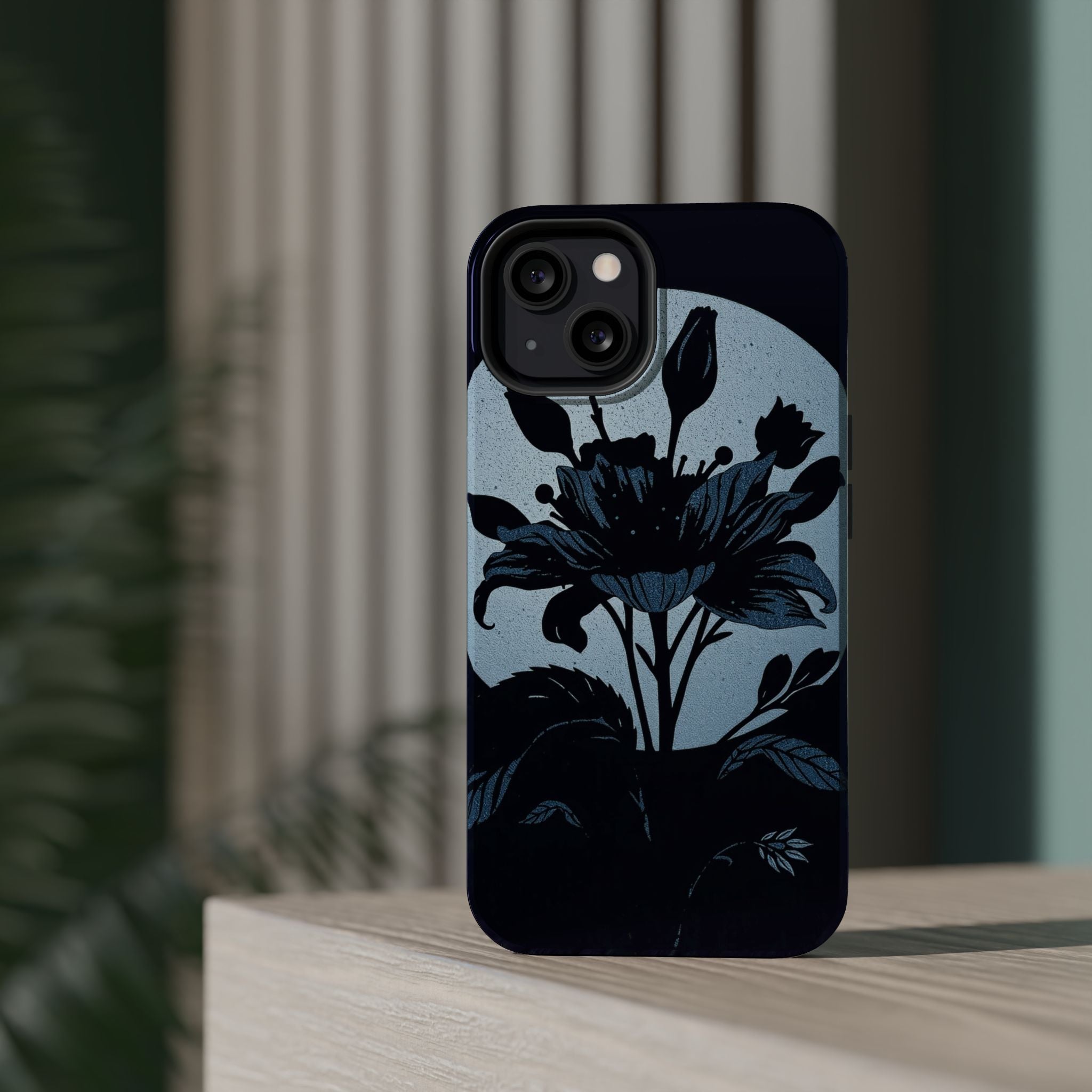 iPhone Radiant Floral Silhouette Design Slim Everyday Designer Case · iPhone Cas