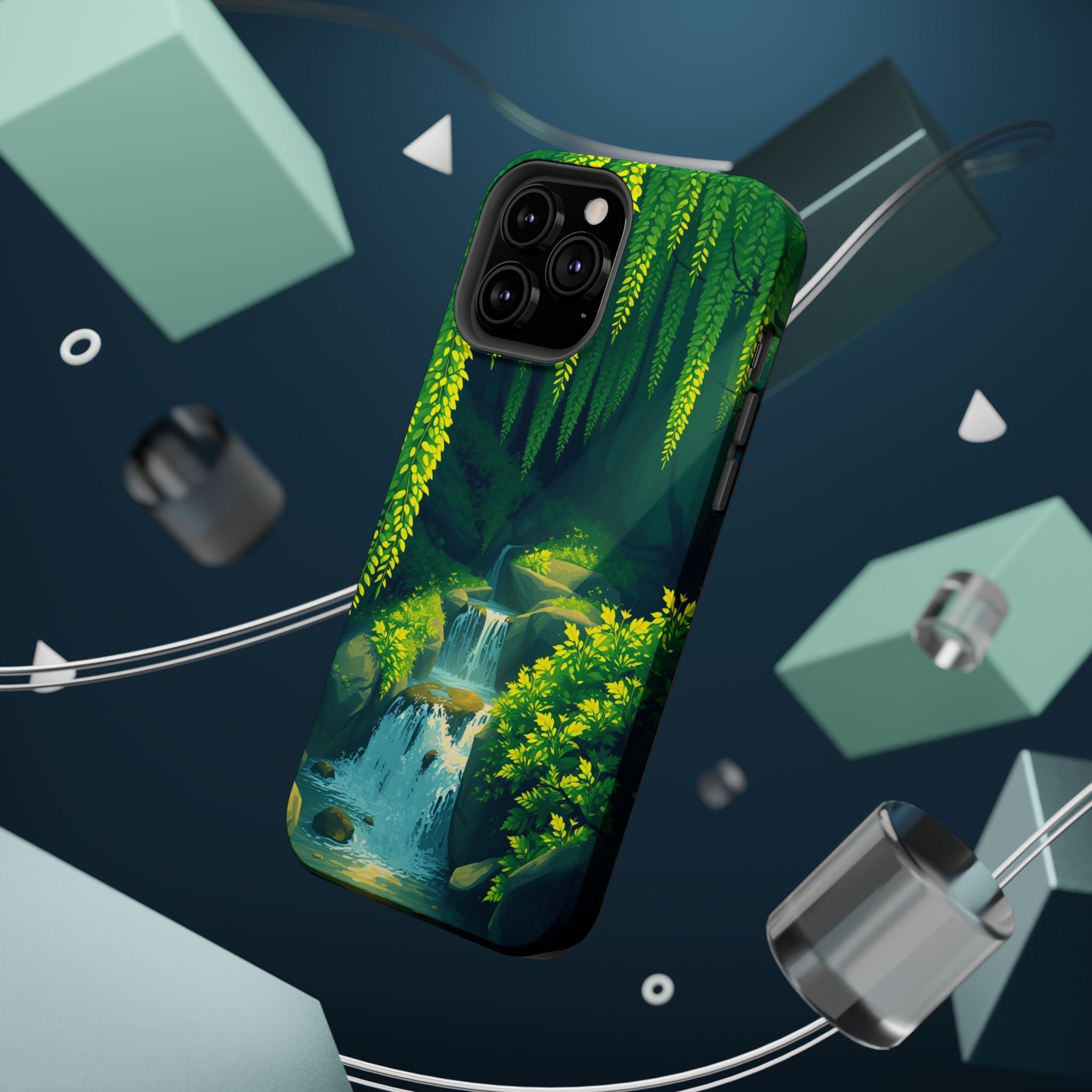 iPhone Earthy Wisteria Cascade Design Slim Everyday iPhone 13 Designer · iPhone