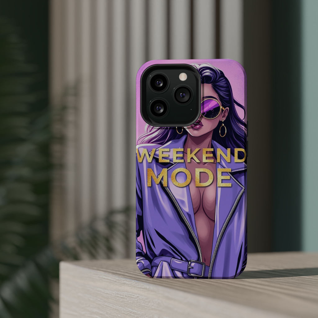 iPhone Lavender And Pearl Weekend Mode On Slim Everyday Designer Case · iPhone C