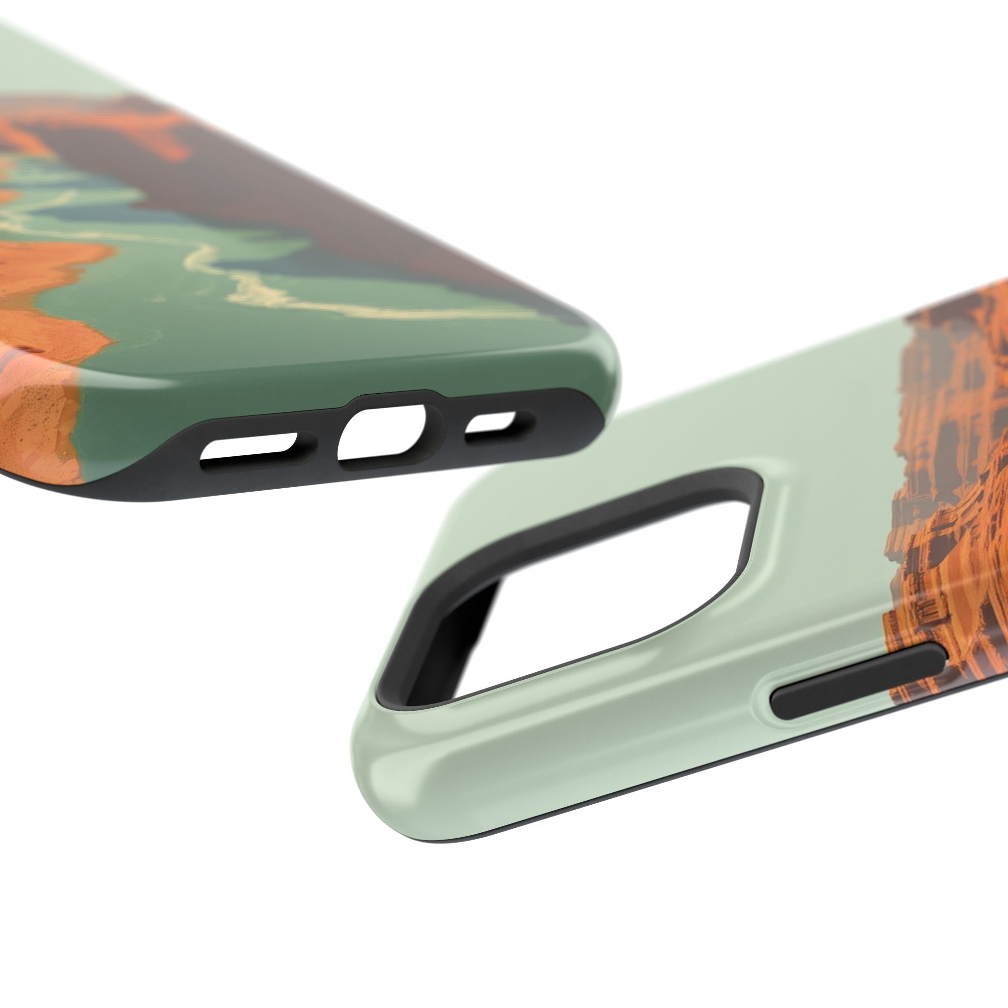 iPhone Burnt Orange And Sand River Canyon Slim iPhone Everyday Designer · iPhone