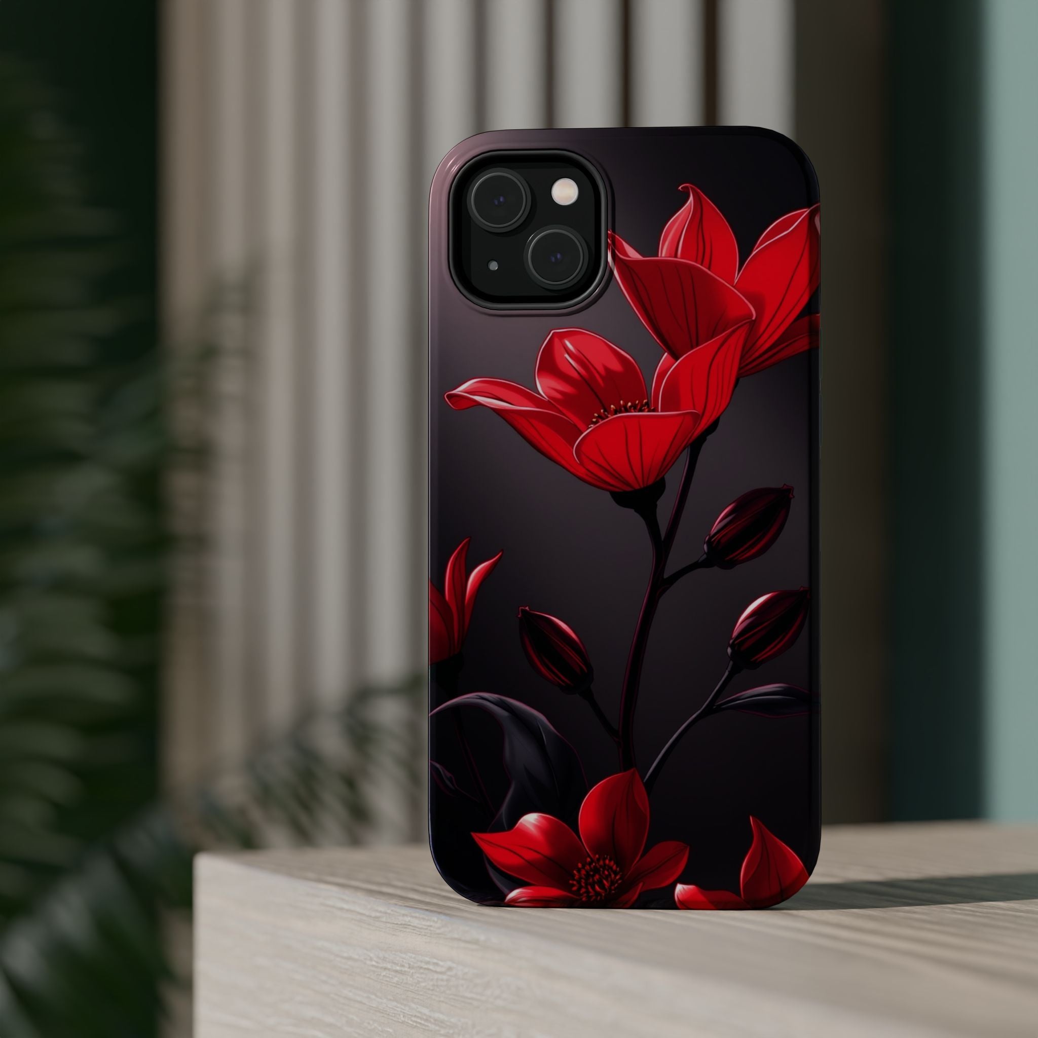 iPhone Dreamy Neon Floral Design Bold Modern Everyday Snap Case · iPhone Case