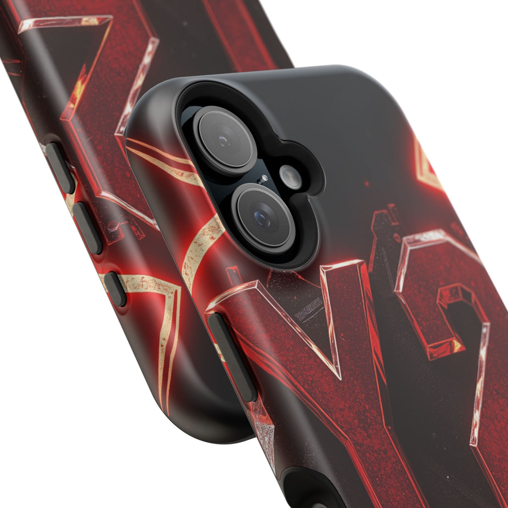 iPhone Y2K Holographic Bold Art Slim Everyday Designer Case · iPhone Case