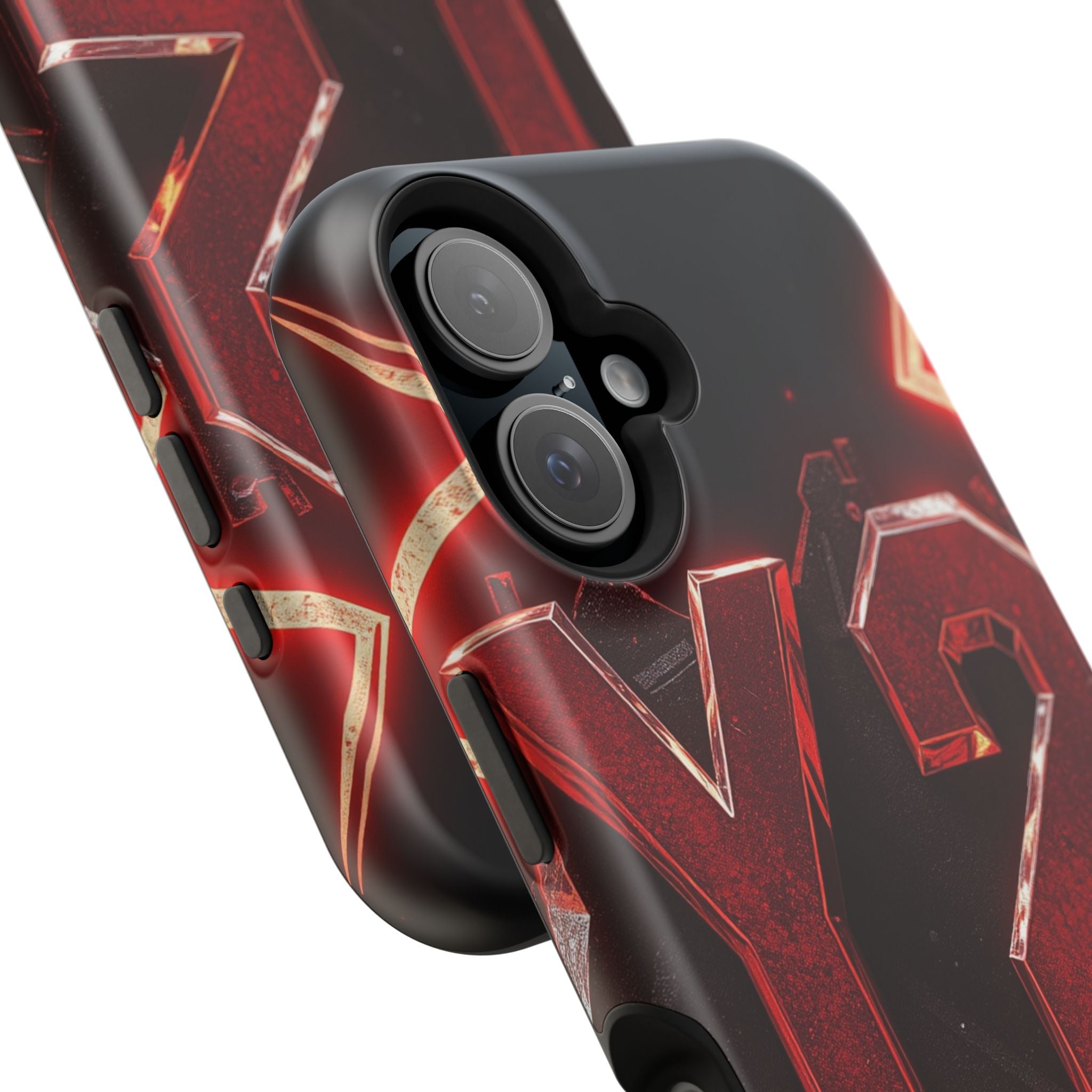iPhone Y2K Holographic Bold Art Slim Everyday Designer Case · iPhone Case