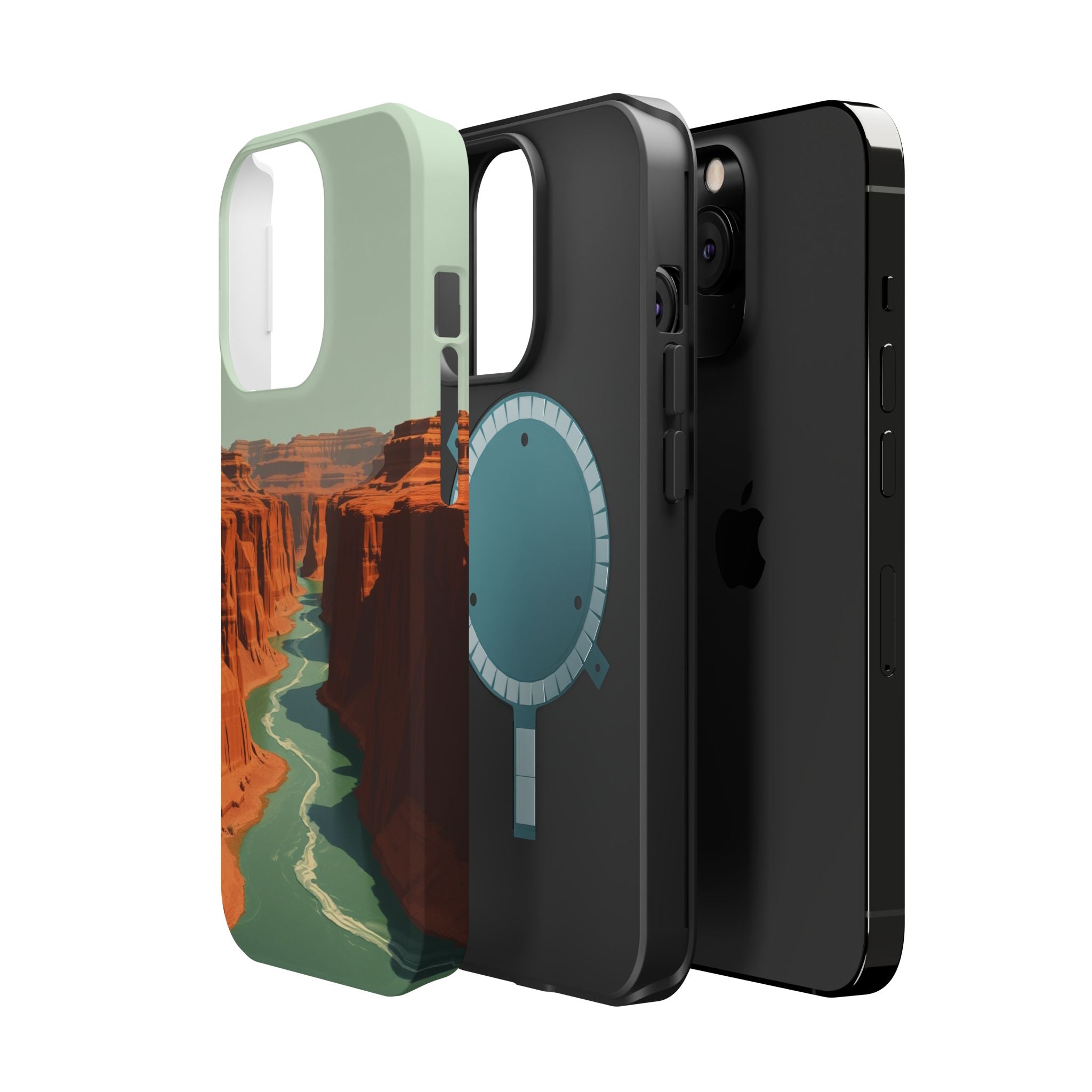 iPhone Burnt Orange And Sand River Canyon Slim iPhone Everyday Designer · iPhone