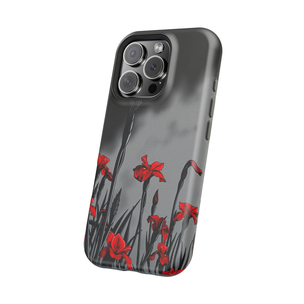 iPhone Iris Garden Cinematic Art Soft Finish Everyday Cas Slim Snap Case · iPhon