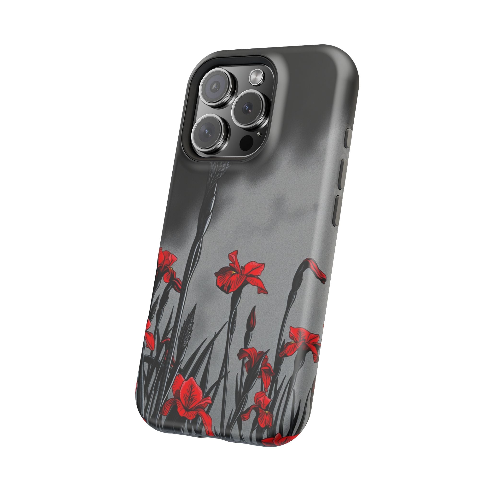 iPhone Iris Garden Cinematic Art Soft Finish Everyday Cas Slim Snap Case · iPhon
