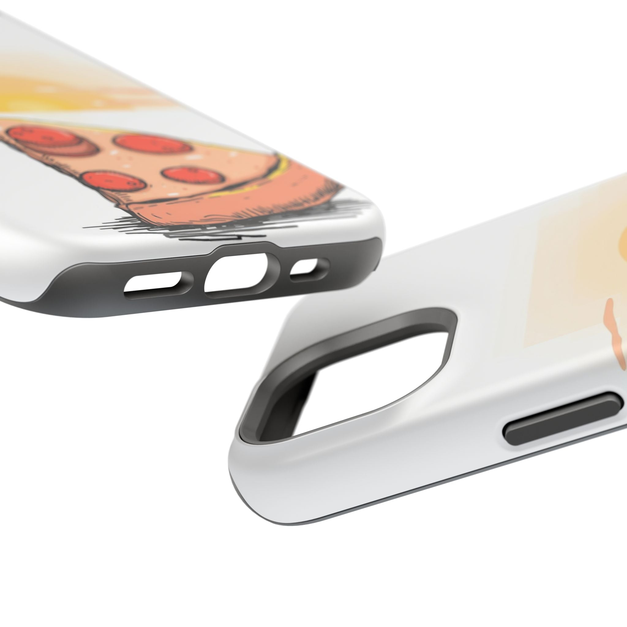 iPhone Earthy Pizza Slice Sunset Design Slim Everyday Designer Case · iPhone Cas