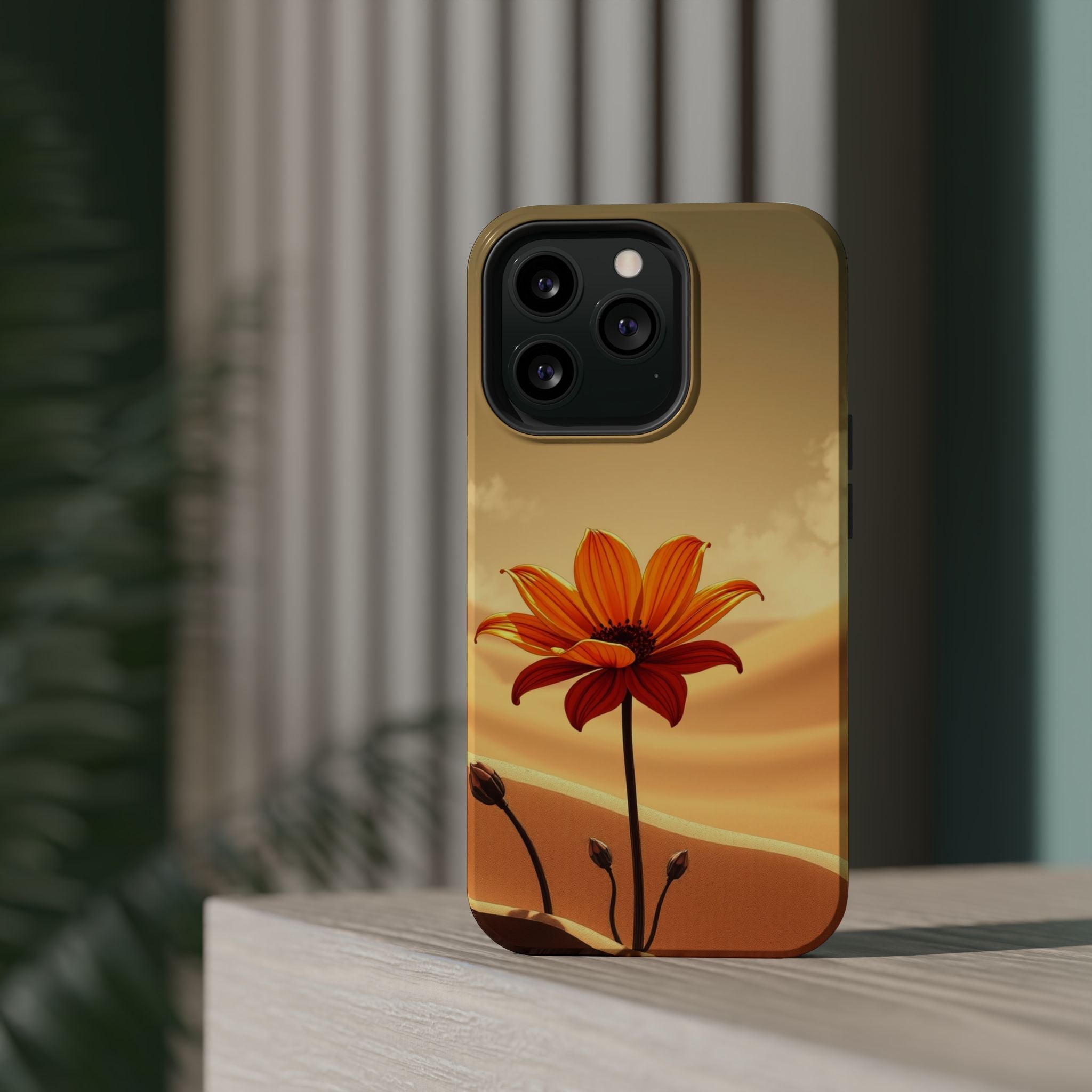 iPhone Neon Floral Dark Gothic Ink Bold Modern Everyday Snap Case · iPhone Case
