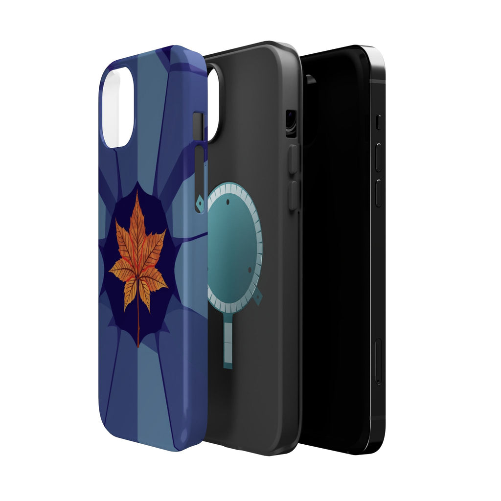 iPhone Autumn Maple Abstract Geometric Slim Everyday Designer Case · iPhone Case