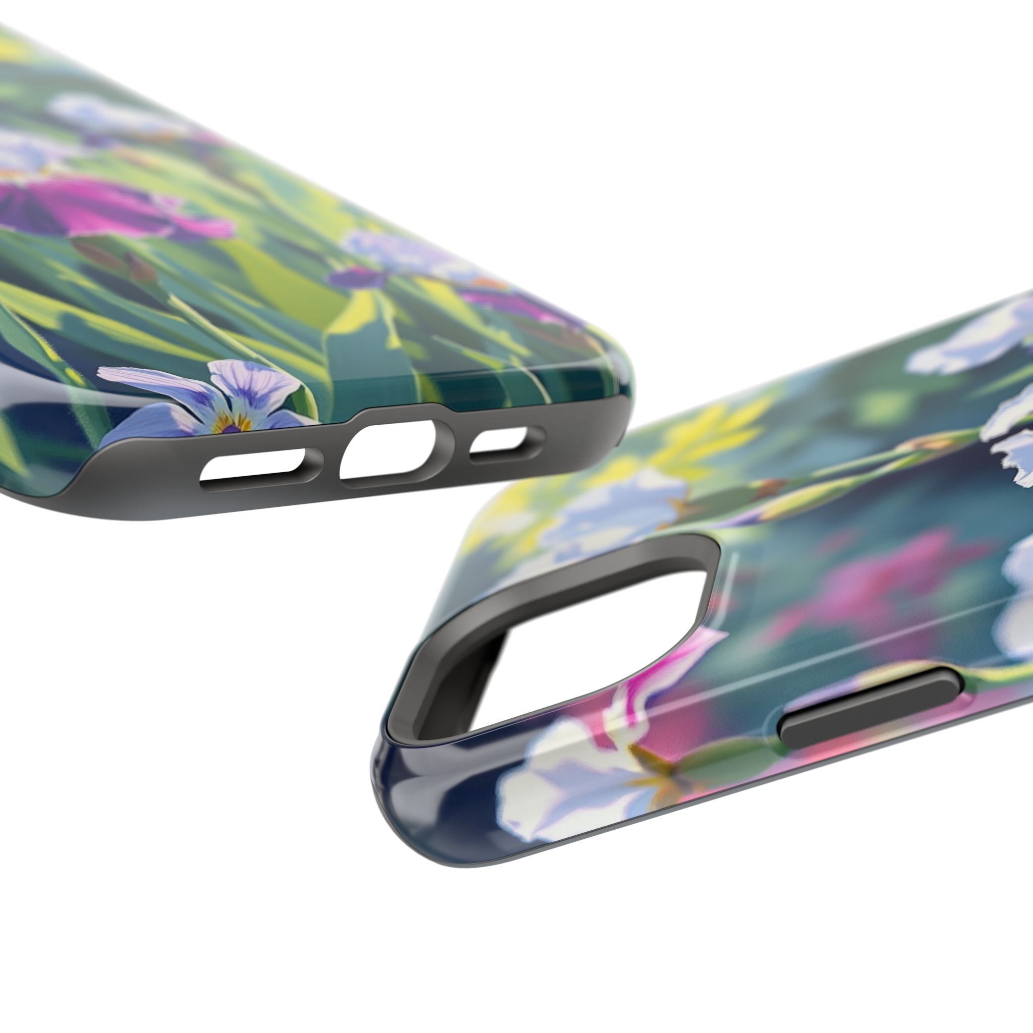 iPhone Vibrant Iris Garden Design Bold Modern Everyday Snap Case · iPhone Case